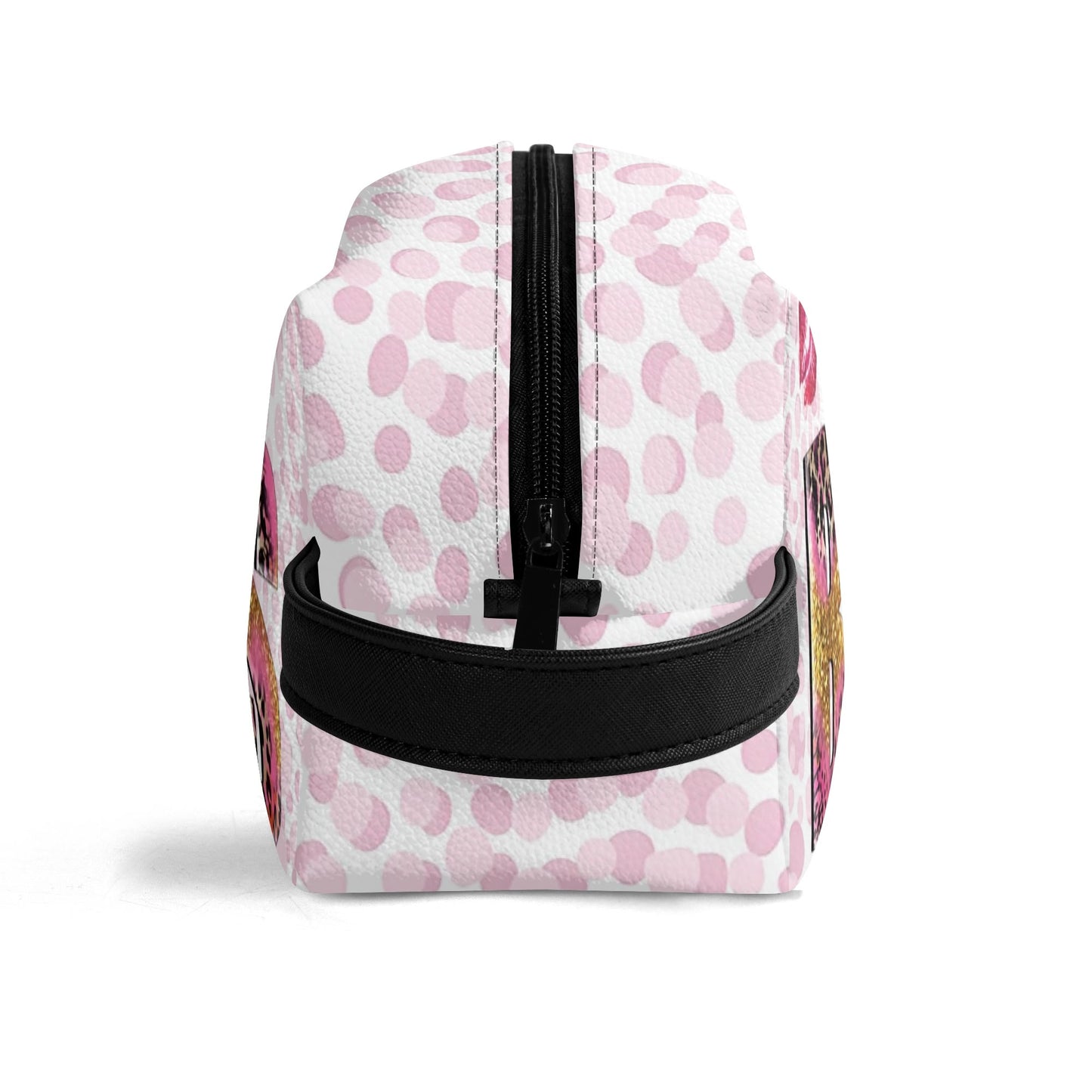 Travel PU Leather Toilettrie Bag Makeup Organizer