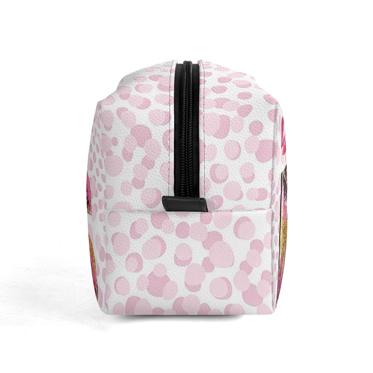 Travel PU Leather Toilettrie Bag Makeup Organizer