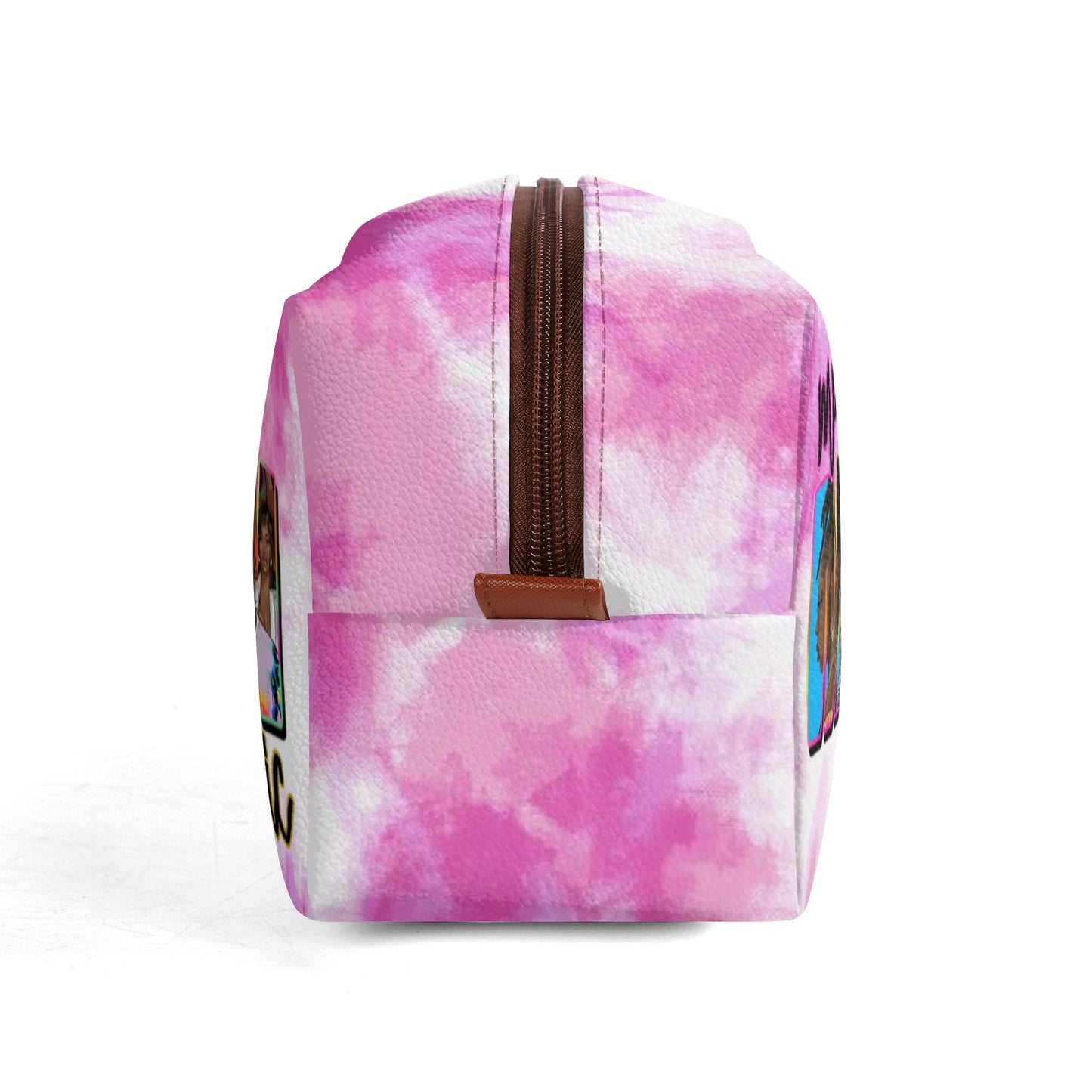 Travel PU Leather Toilettrie Bag Makeup Organizer