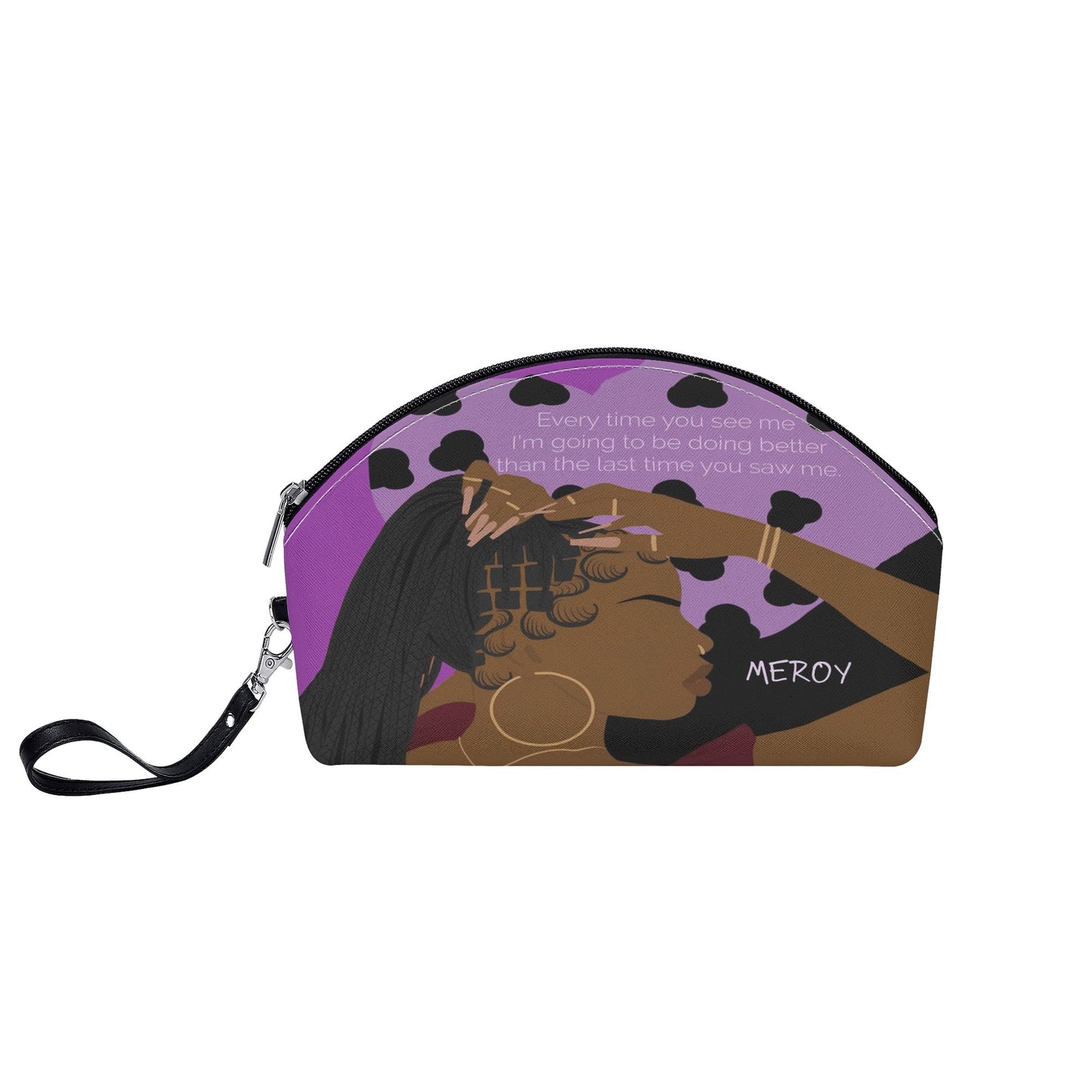 Curved Cosmetic Bag