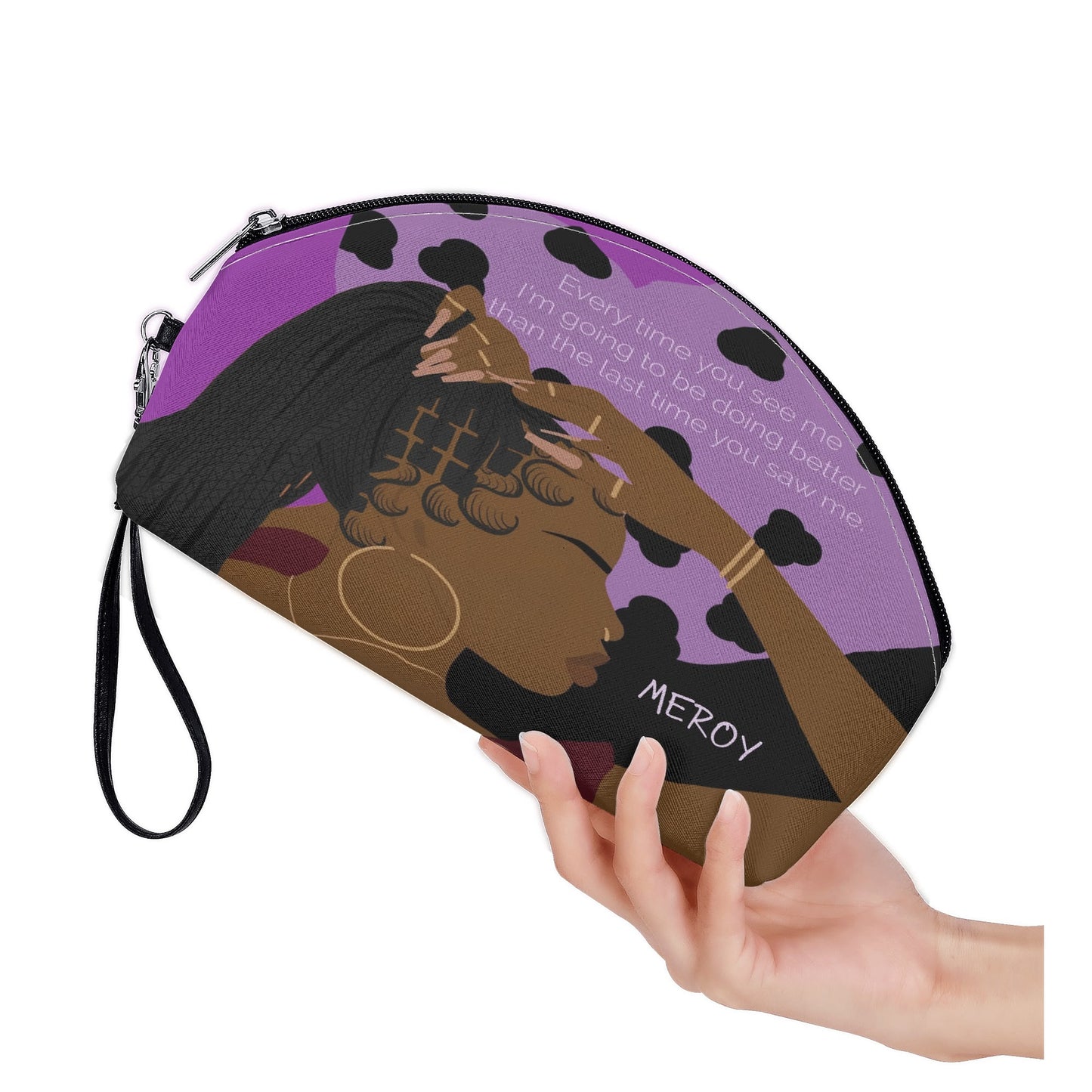 Curved Cosmetic Bag
