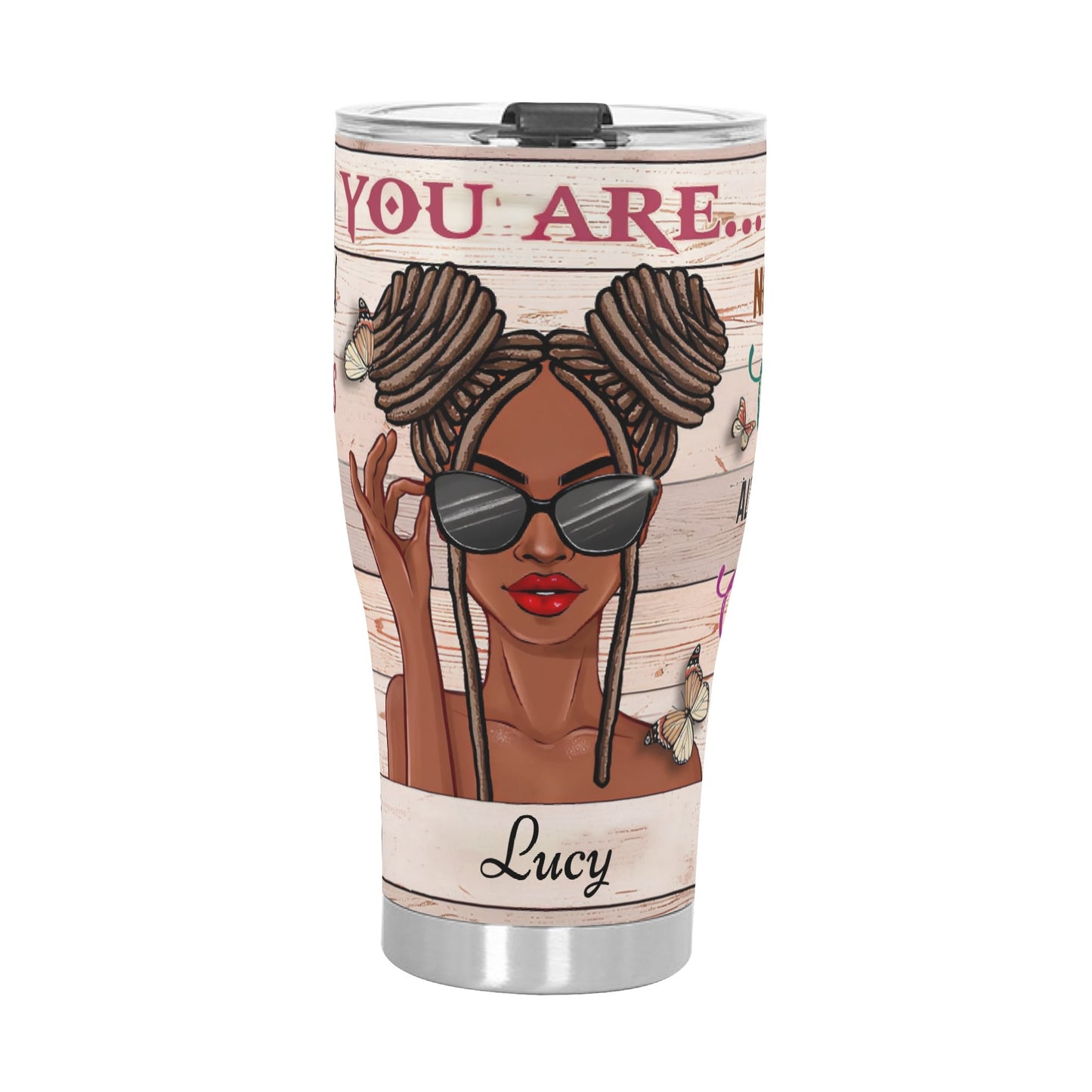 3D Personalized Stainless Steel Tumbler 30oz Printed Cup Gift