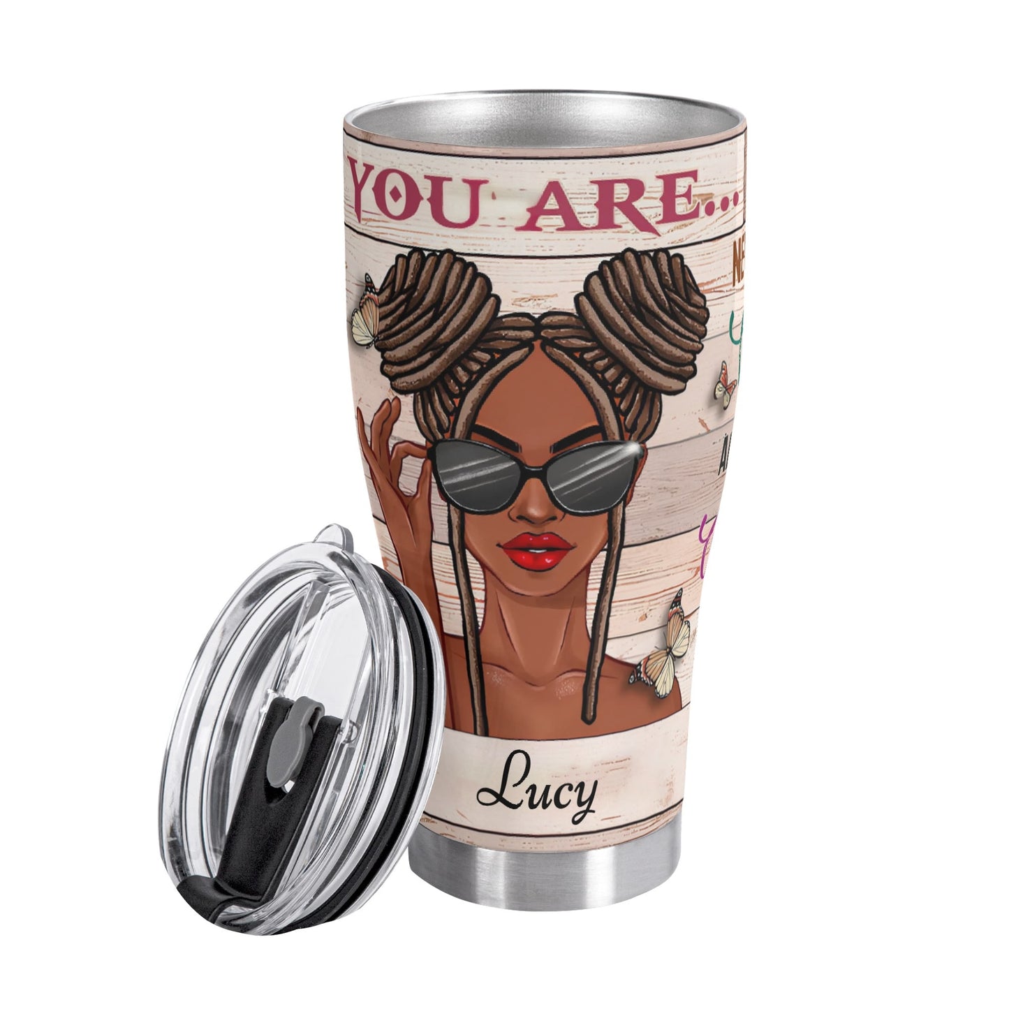 3D Personalized Stainless Steel Tumbler 30oz Printed Cup Gift