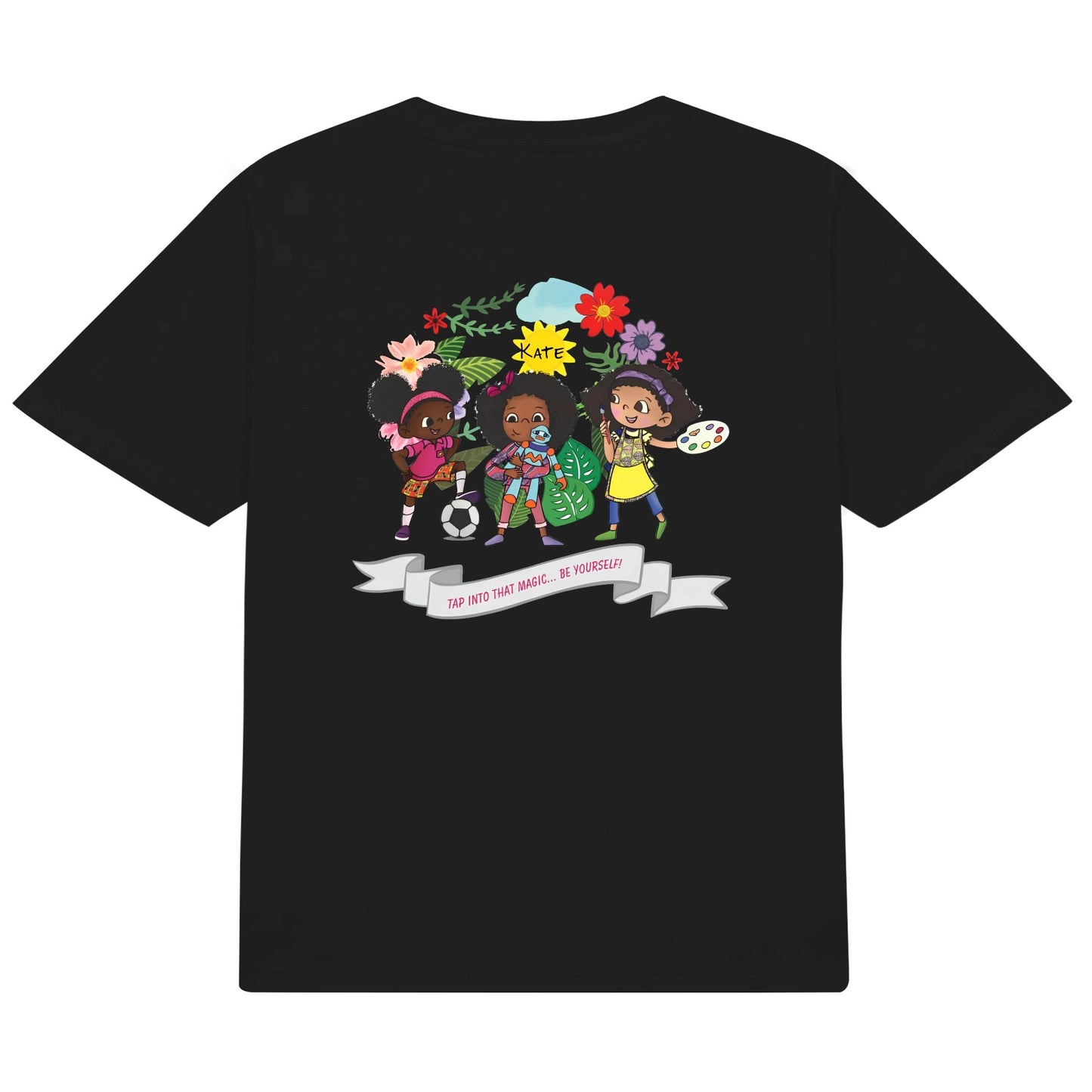 Kids Cotton Front & Back Printing T-Shirt