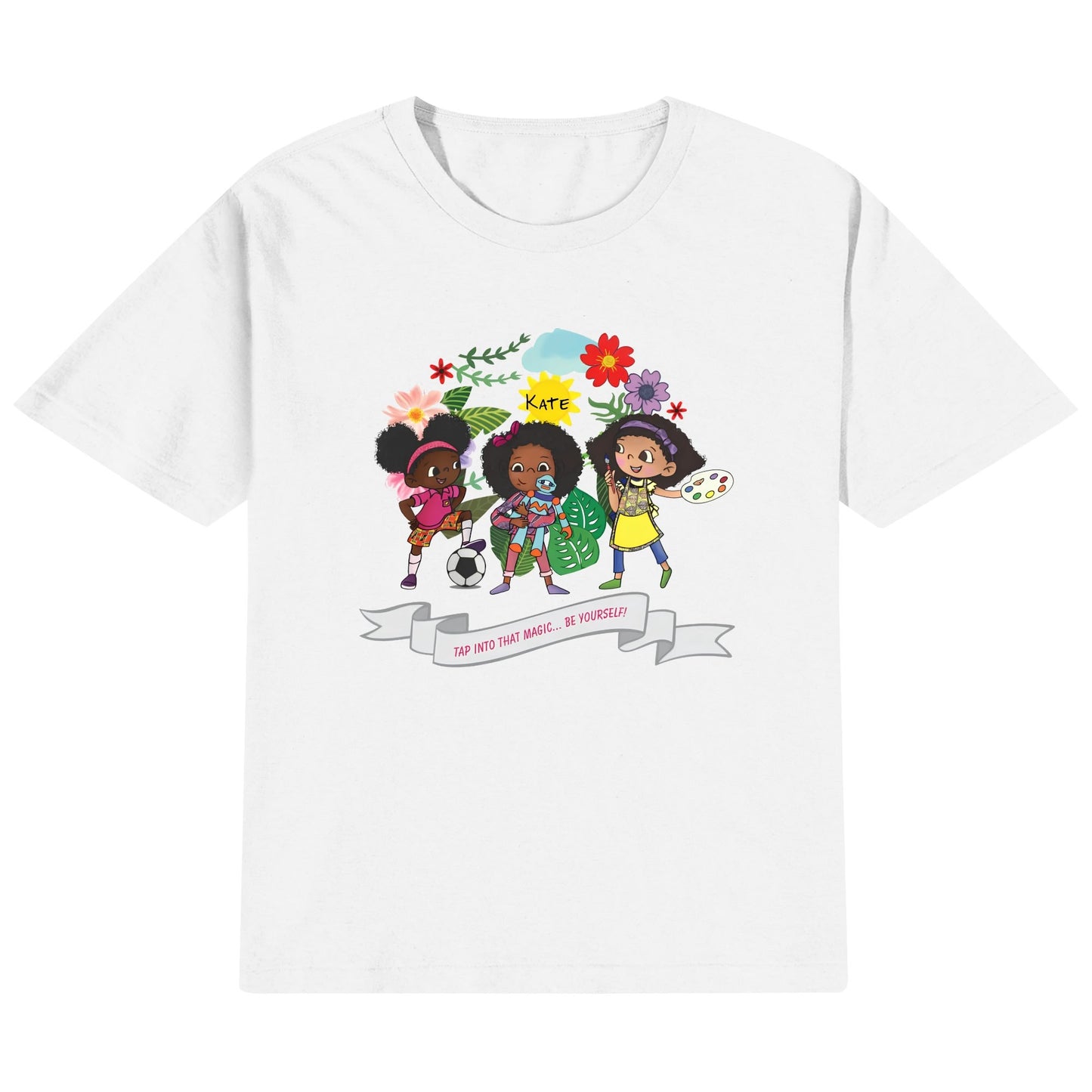 Kids Cotton Front & Back Printing T-Shirt