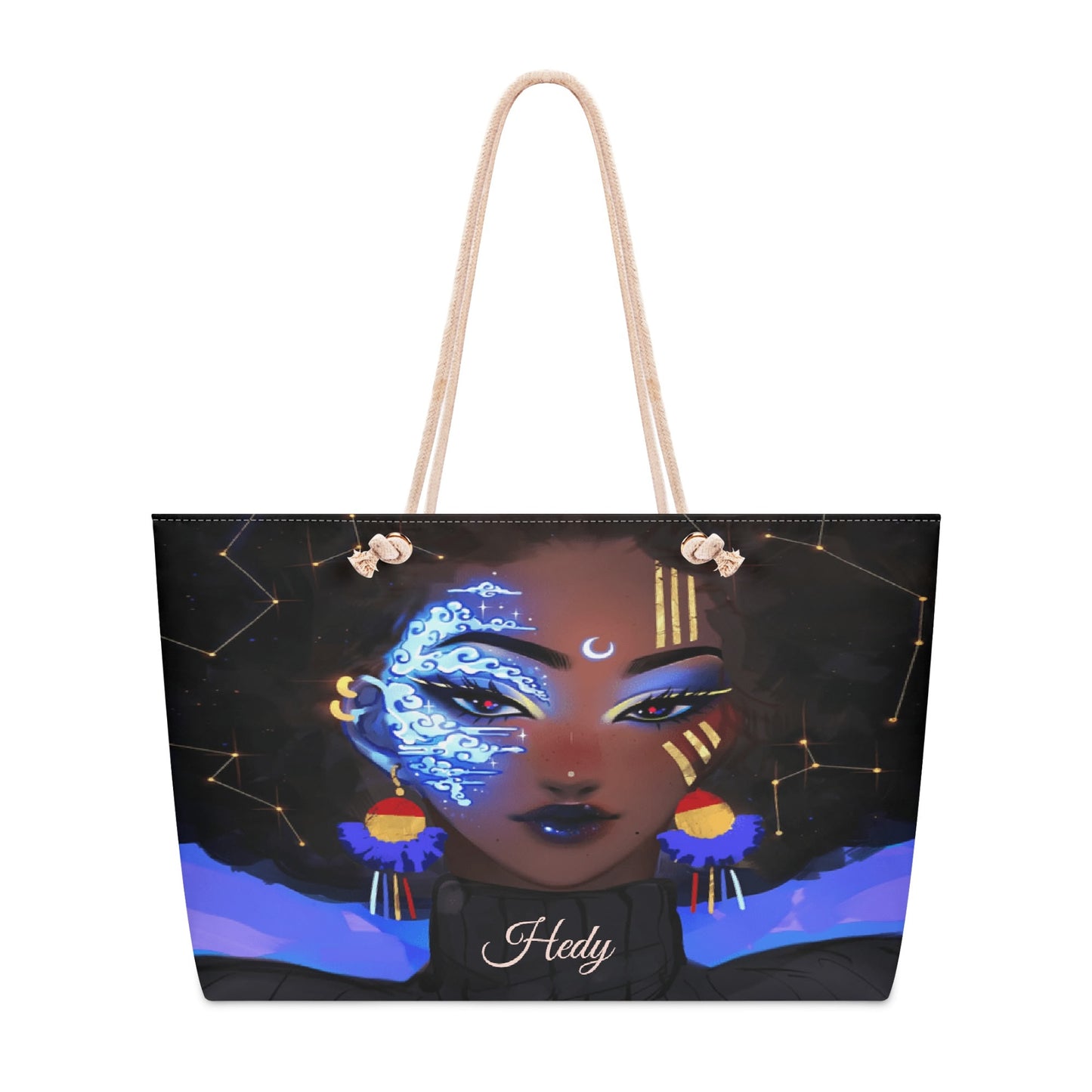 Polyester Weekender Bag Travel Tote Bag for Her