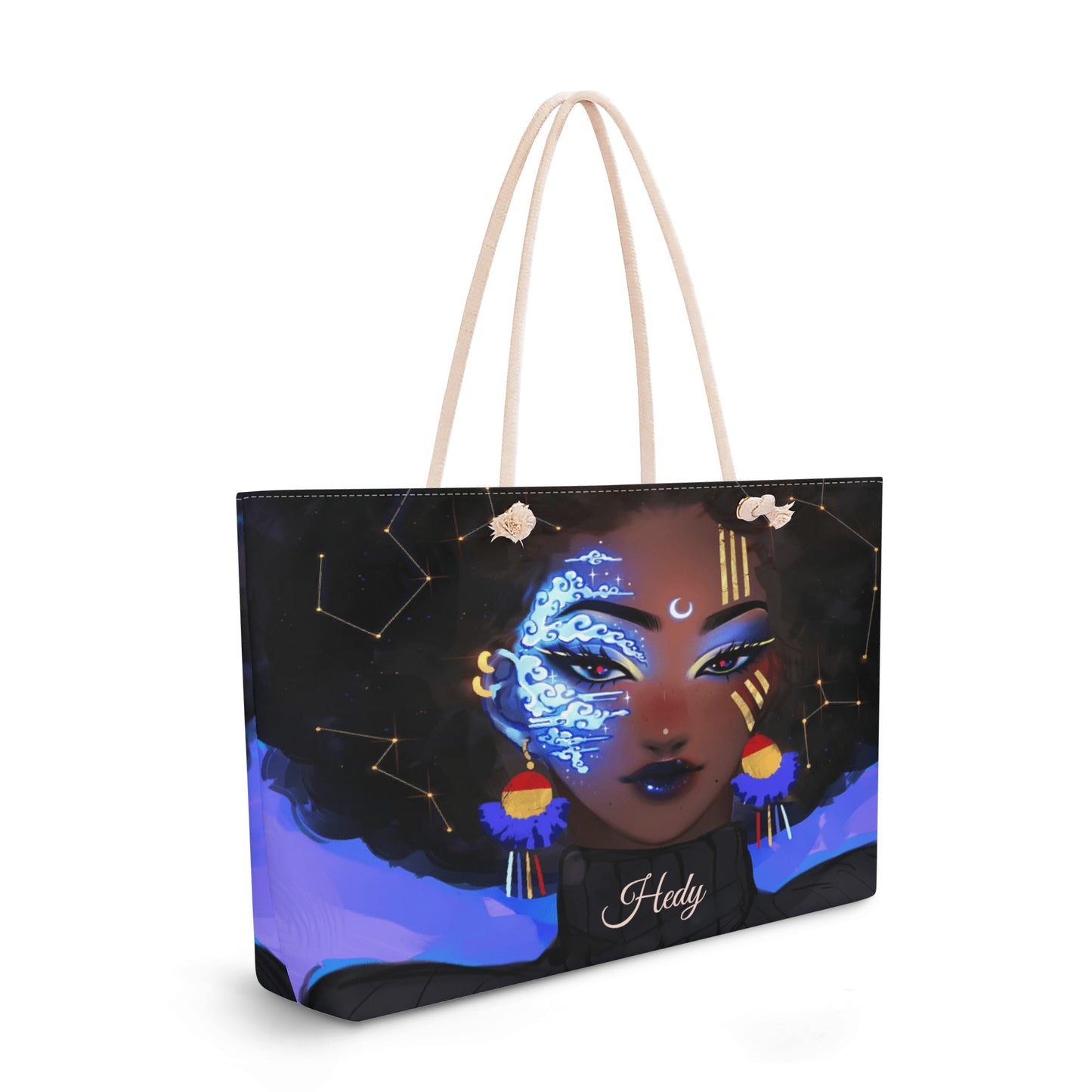 Polyester Weekender Bag Travel Tote Bag for Her