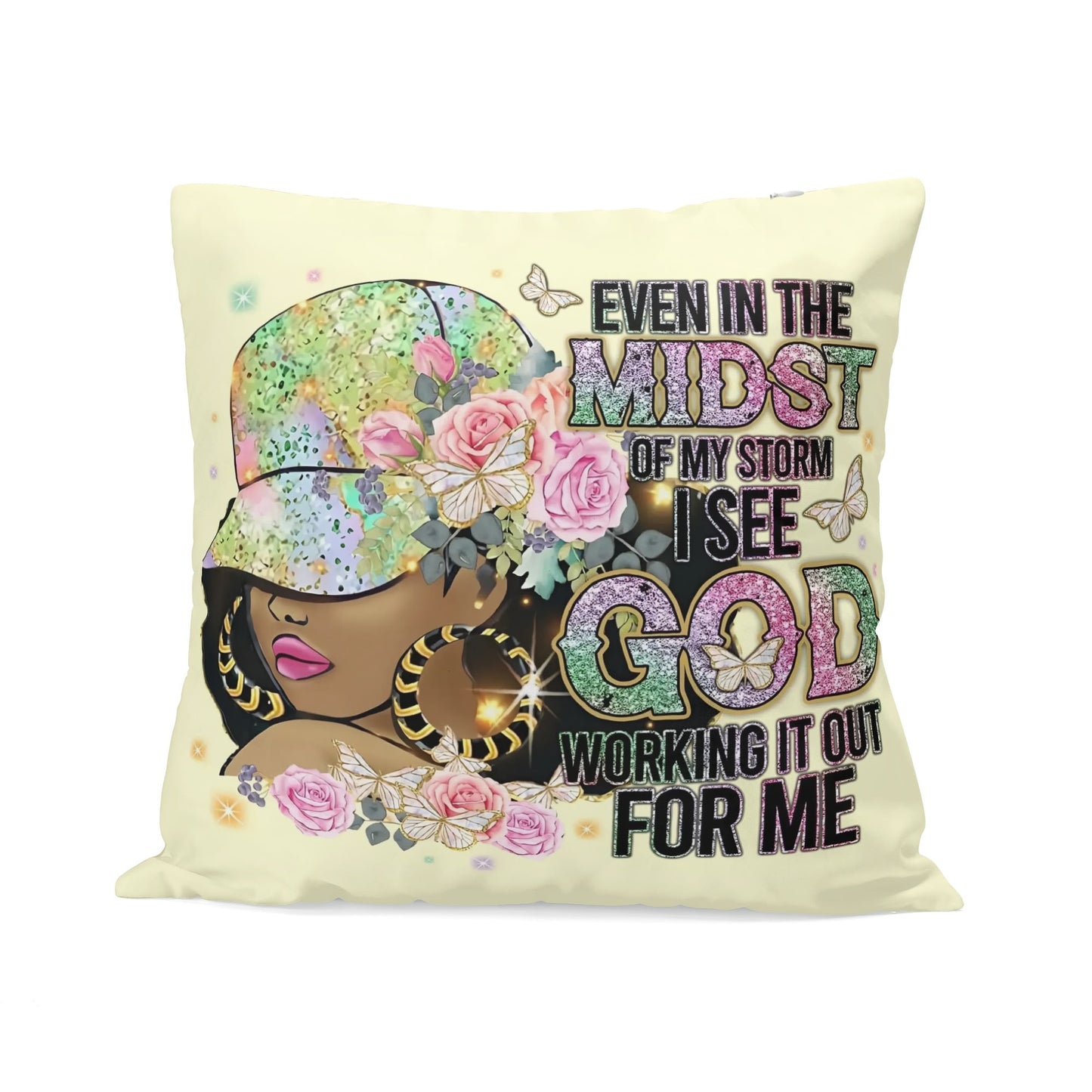 Even in the Midst Personalized Pillow Case