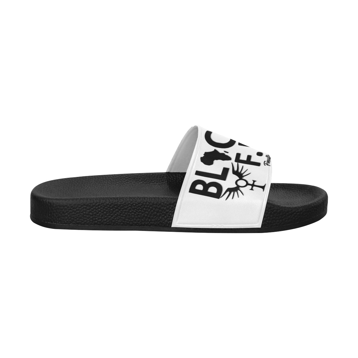 BLACK F.L.Y. Men's Slides Men's Slide Sandals
