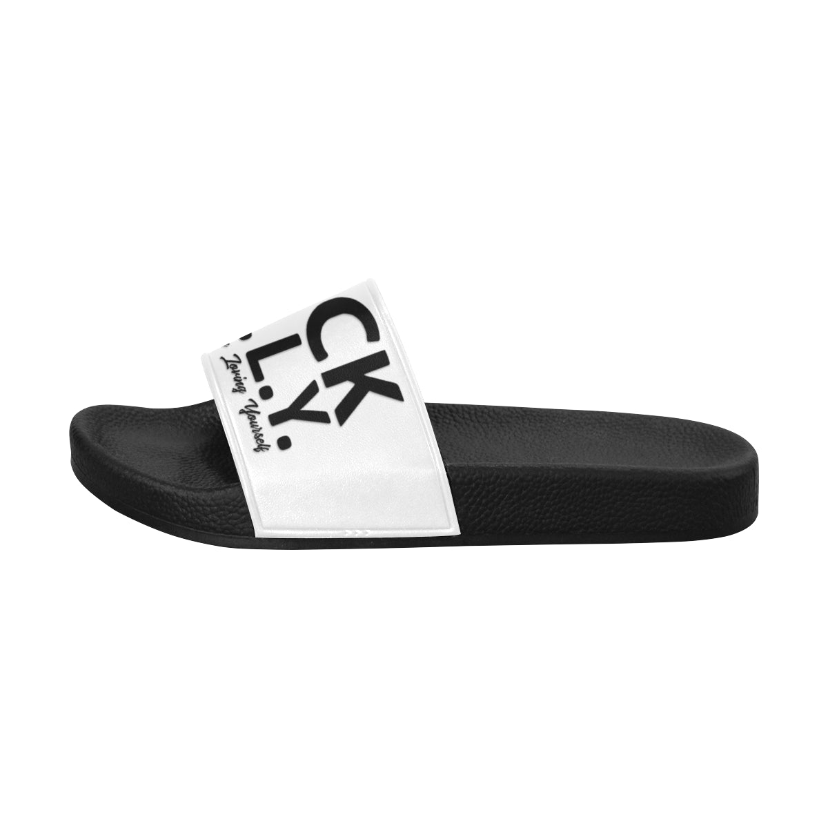 BLACK F.L.Y. Men's Slides Men's Slide Sandals