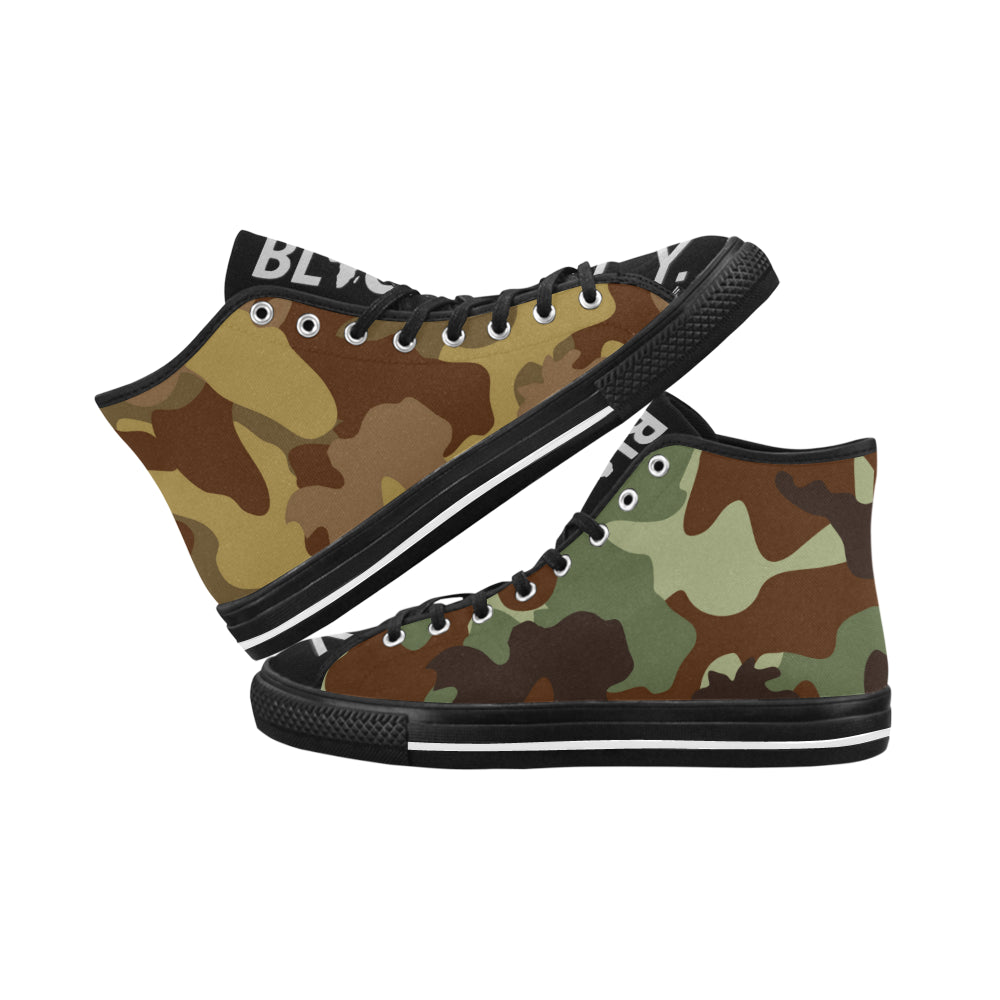 BLACK F.L.Y. Men's Canvas Shoes