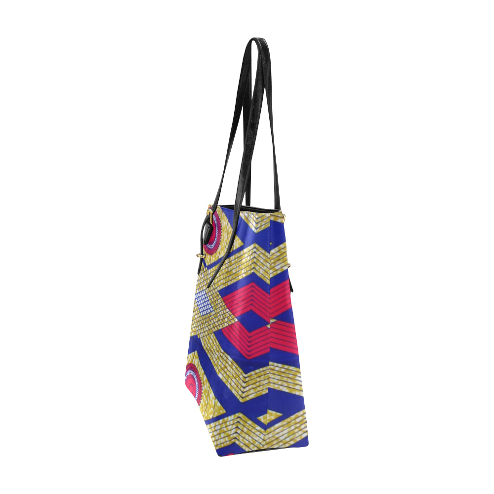 African Print 3 Tote Bag/Small