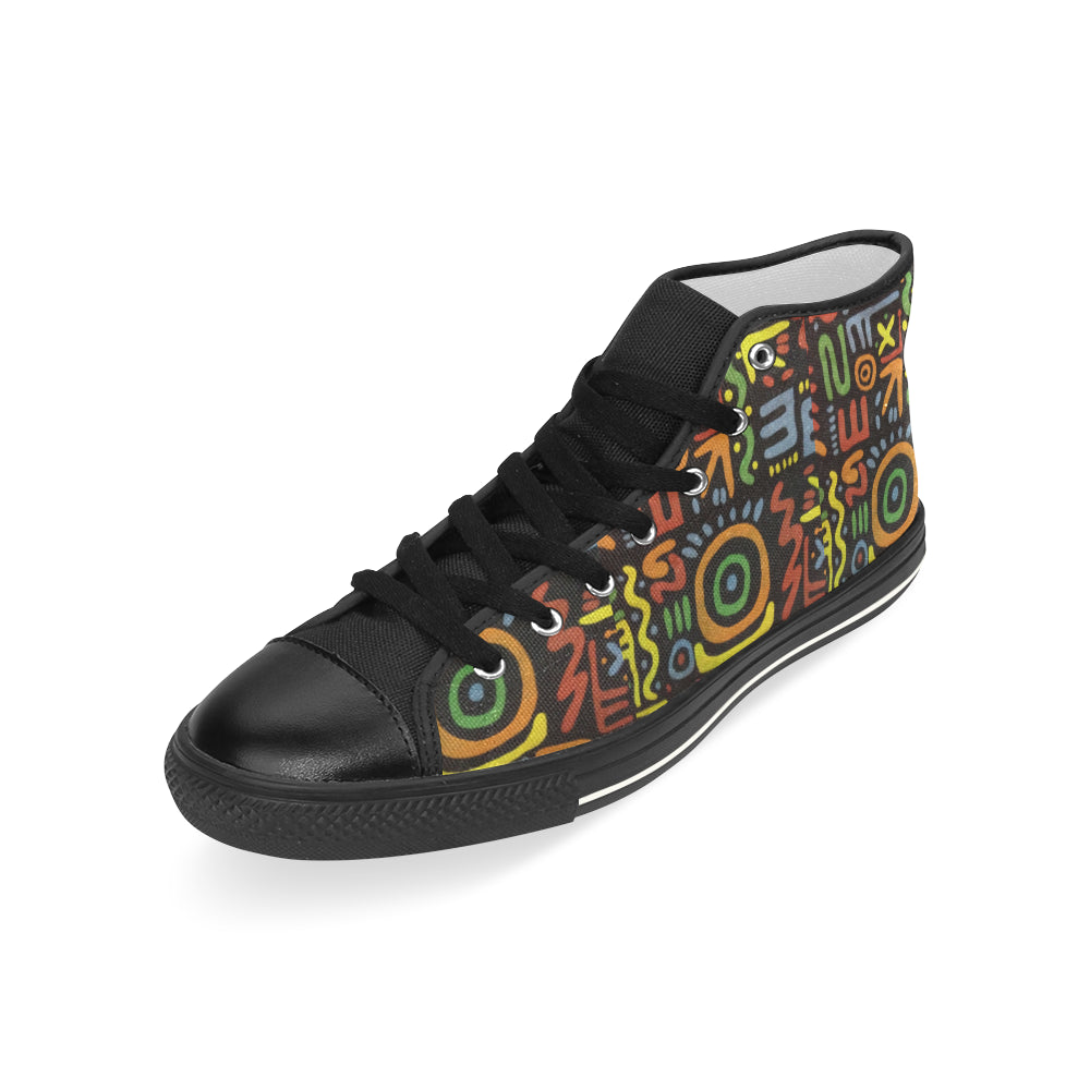 Print 7 Men’s Classic High Top Canvas Shoes