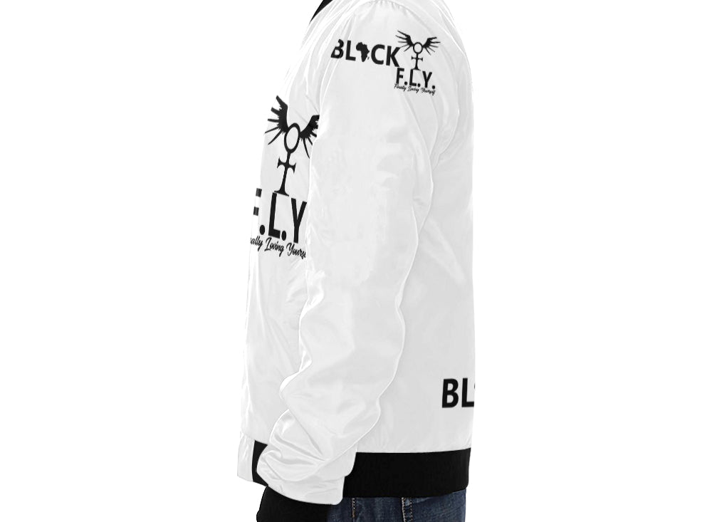 BLACK F.L.Y. Bomber Jacket for Men