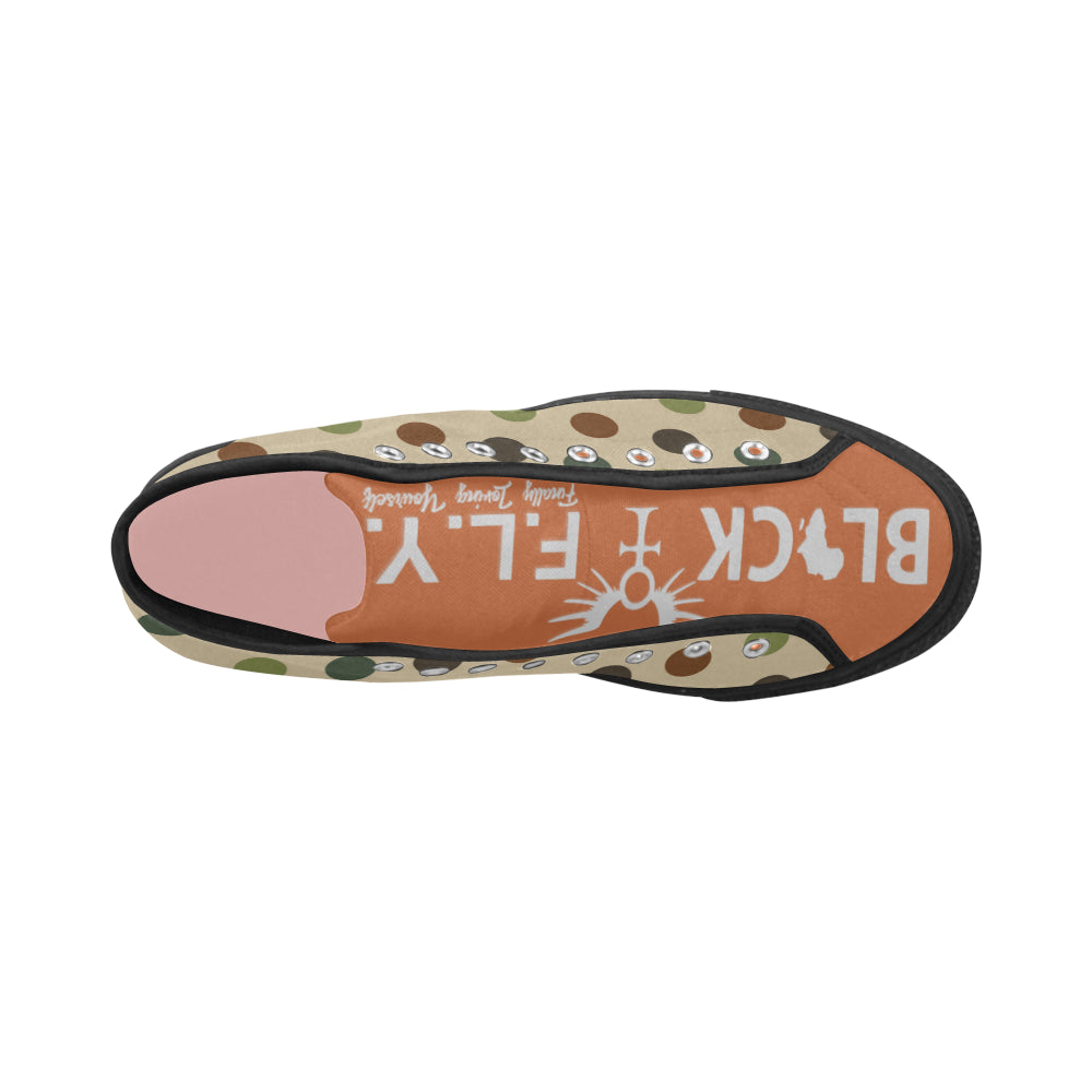 Polka Dot Women's Canvas Shoes