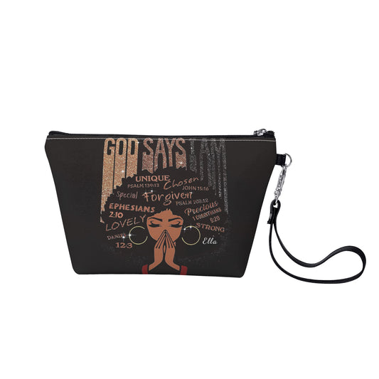 Zipper Sling Make Up Bag