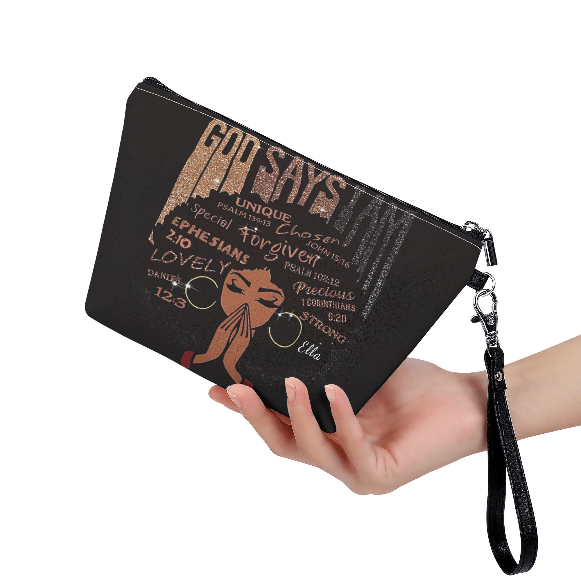 Zipper Sling Make Up Bag