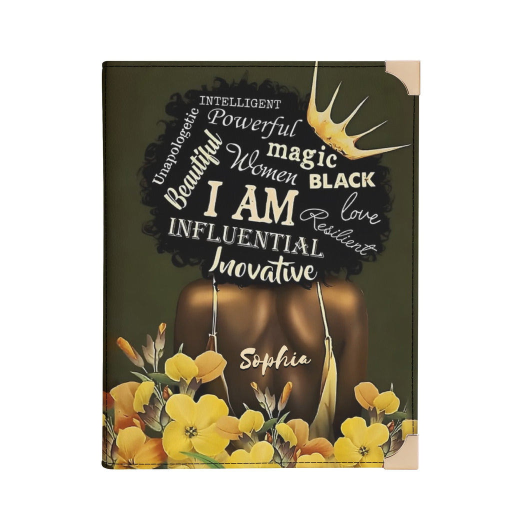 Melanin Queen Book Themed Handbag for Literary Lovers