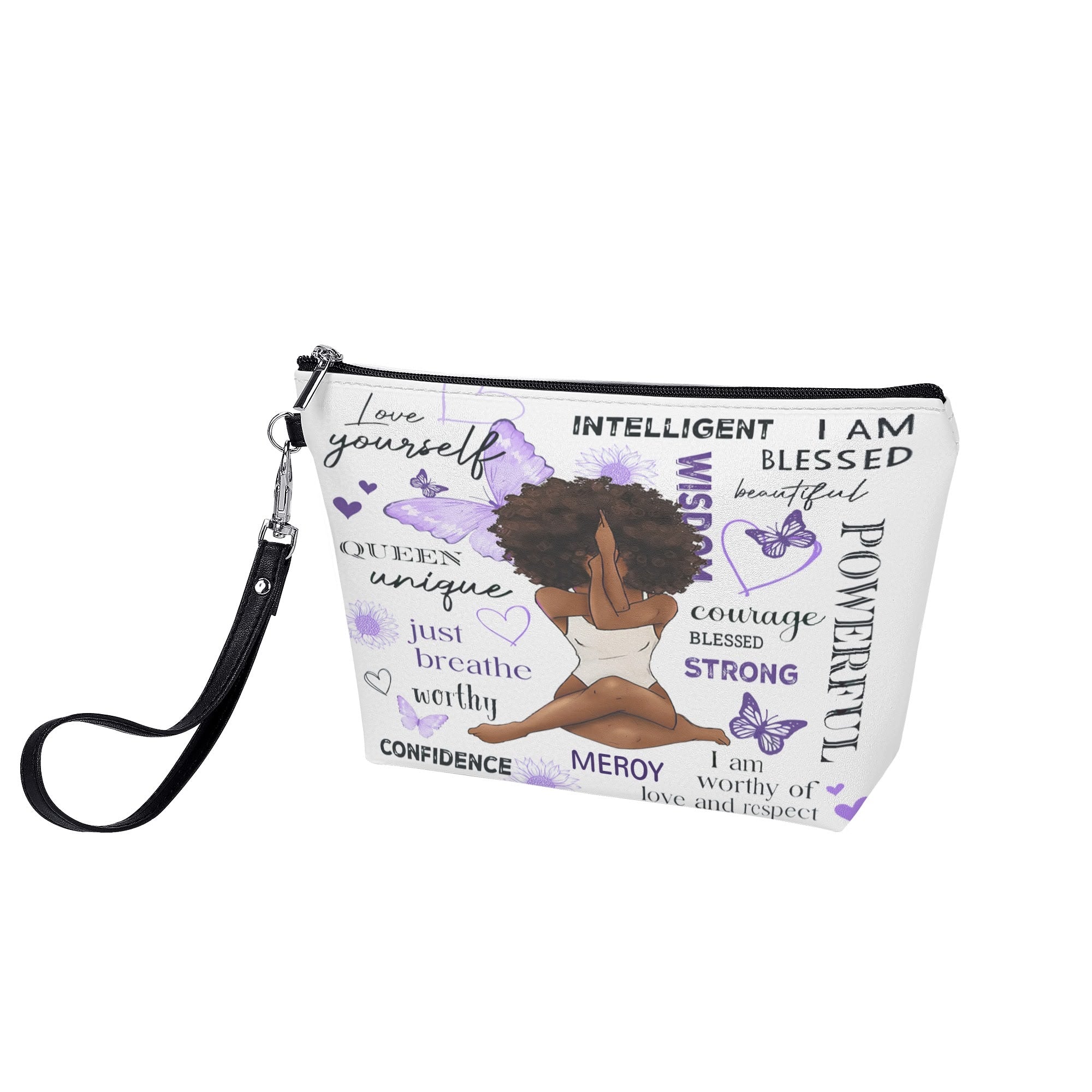 Zipper Sling Make Up Bag