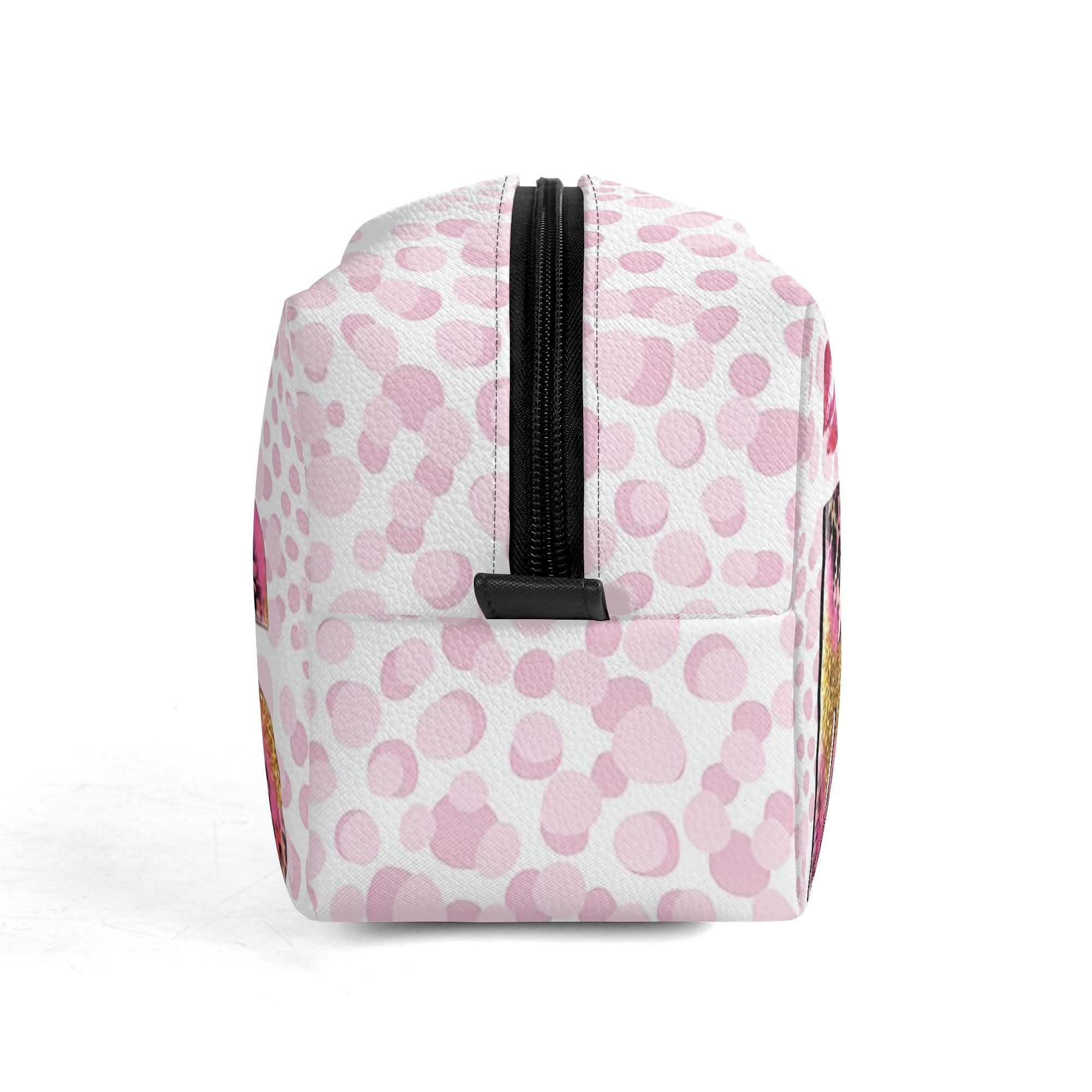 Travel PU Leather Toilettrie Bag Makeup Organizer