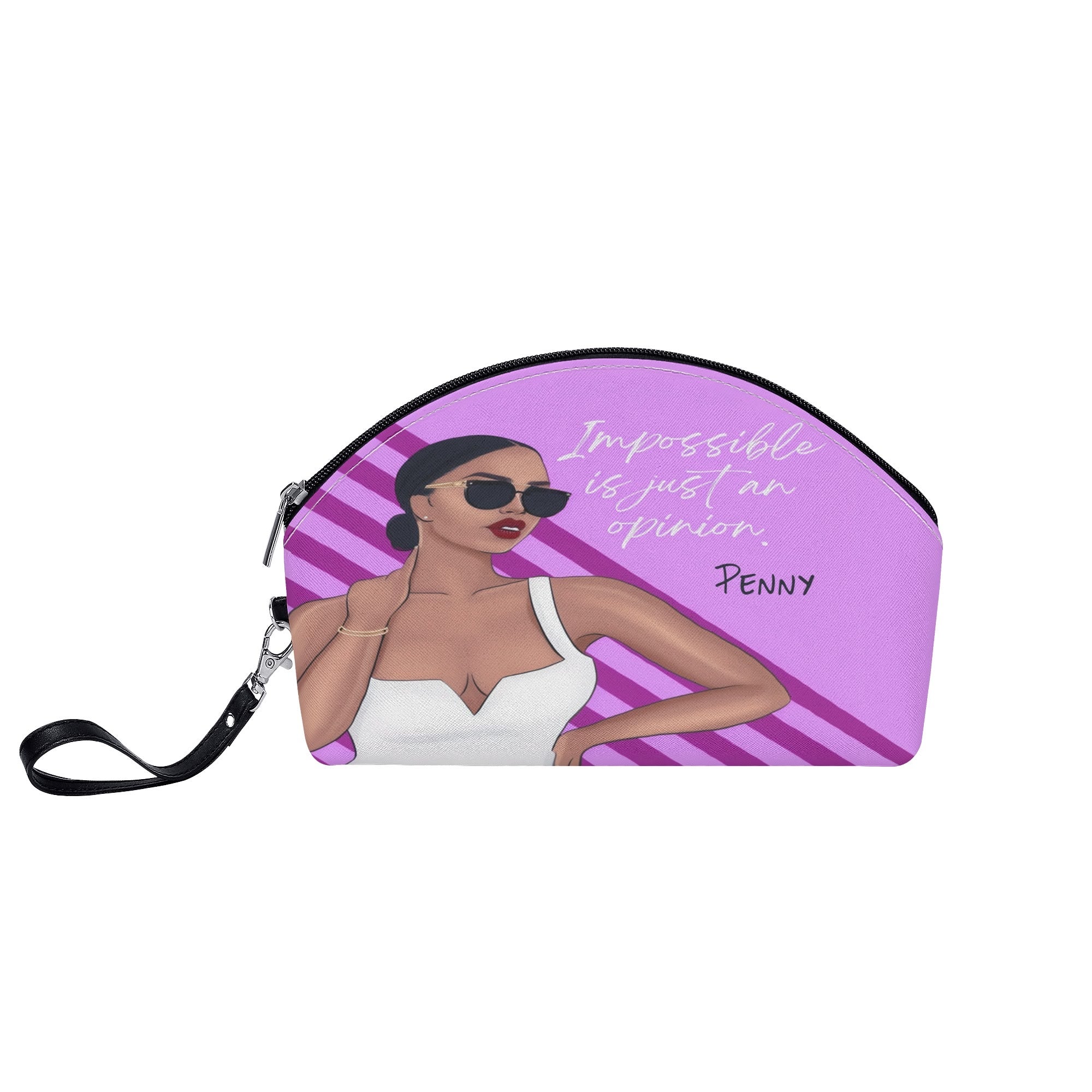 Curved Cosmetic Bag