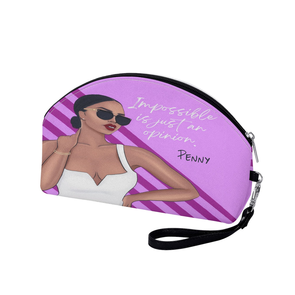 Curved Cosmetic Bag