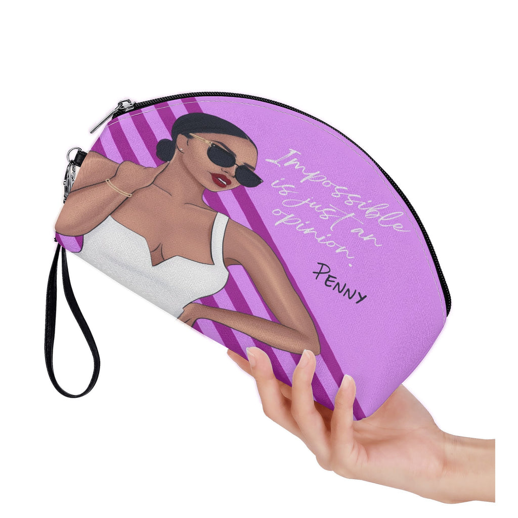 Curved Cosmetic Bag