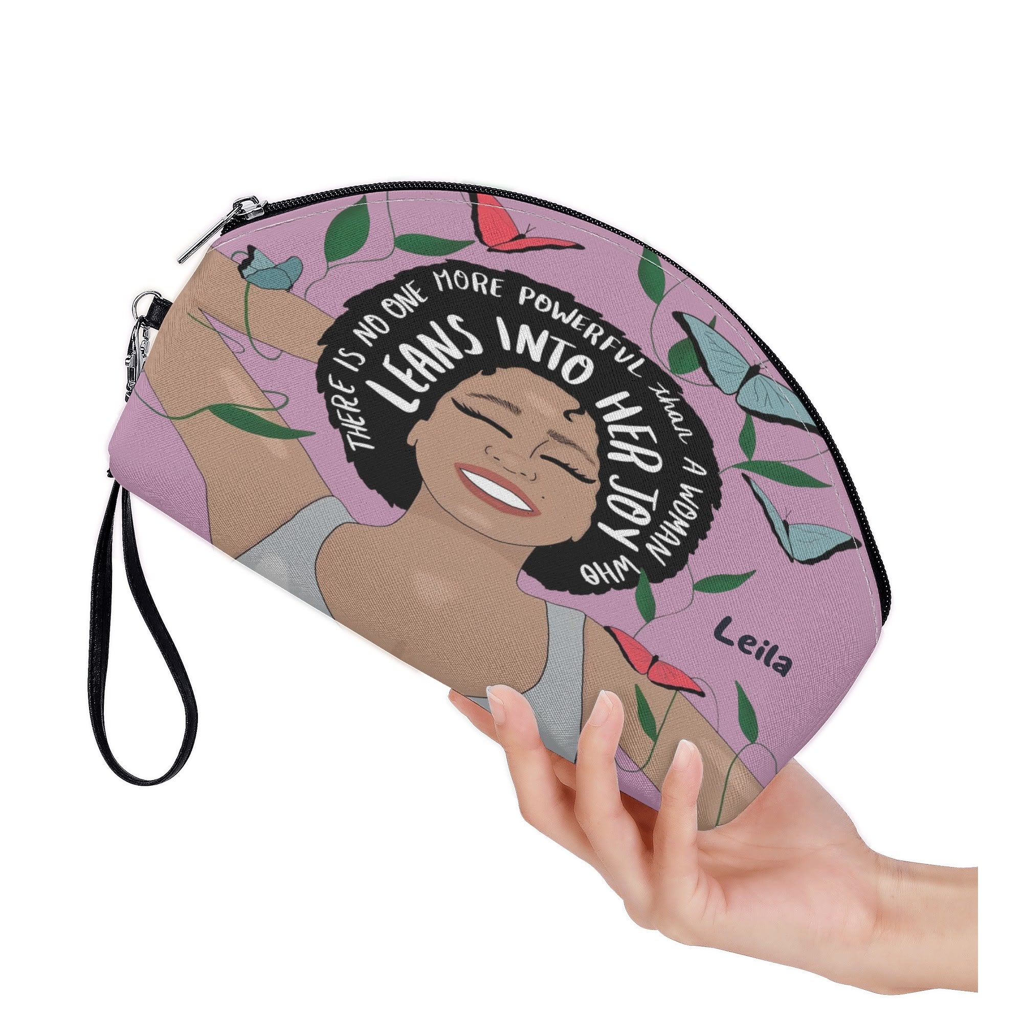 Curved Cosmetic Bag