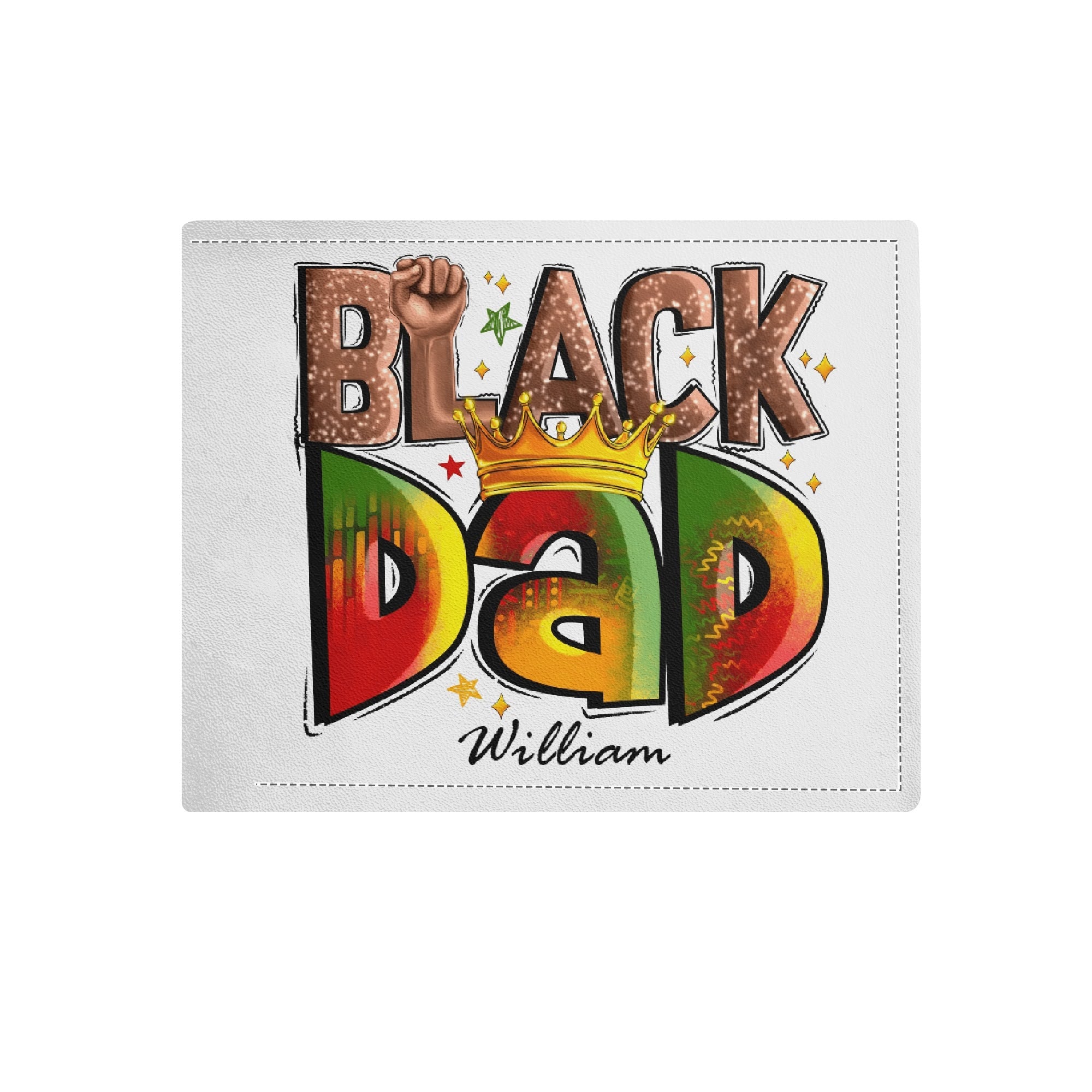 Mens Minimalist Top-Grain Leather Wallet Paper Folded Wallet