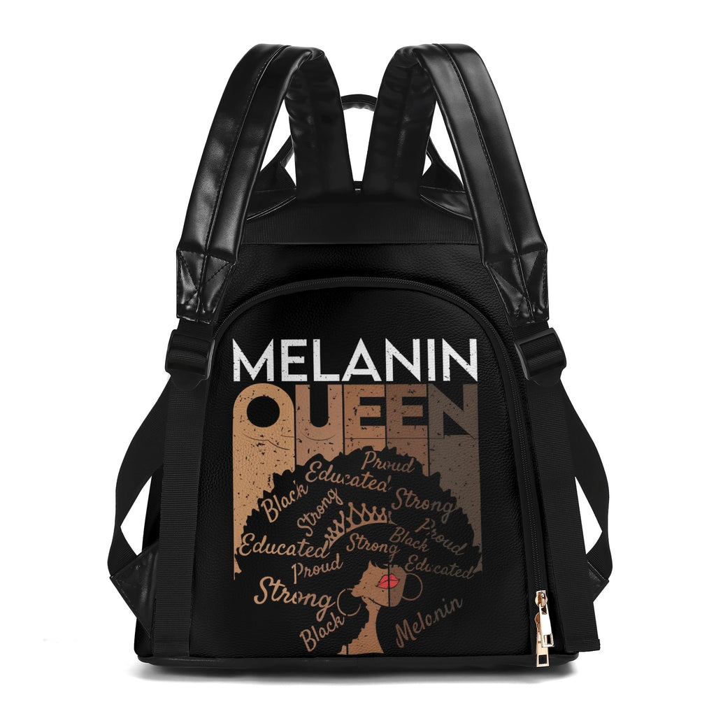 New Travel PU Daypack Anti-theft Backpack Nursing Bag
