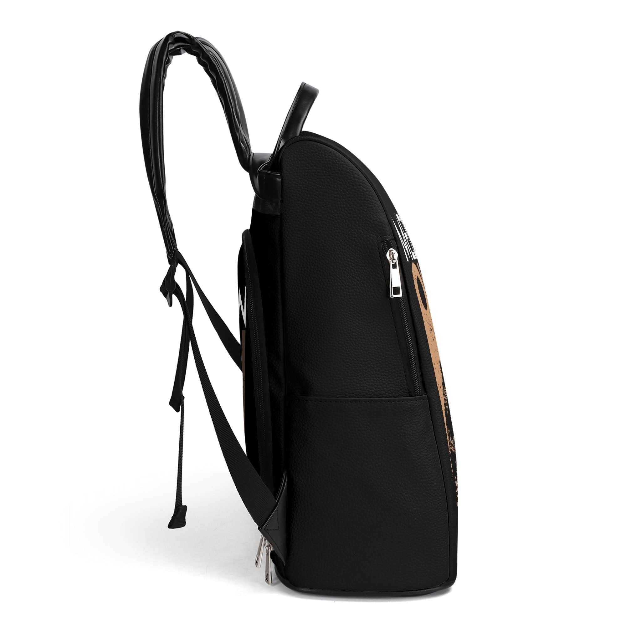 New Travel PU Daypack Anti-theft Backpack Nursing Bag