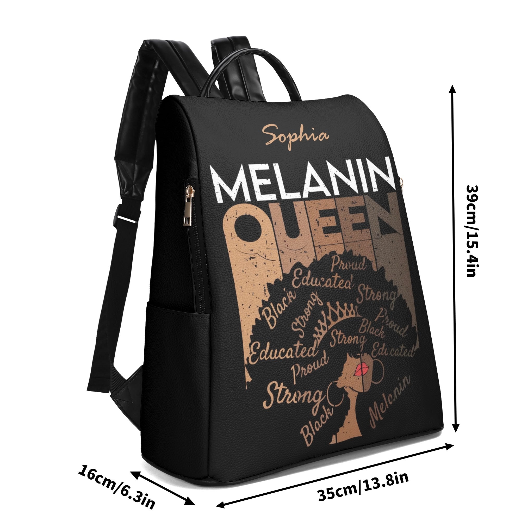 New Travel PU Daypack Anti-theft Backpack Nursing Bag
