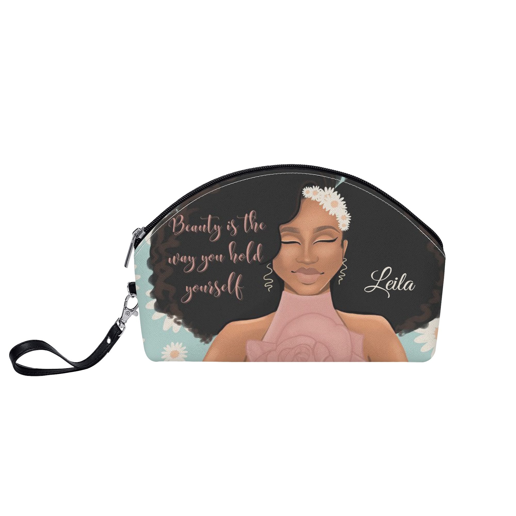 Curved Cosmetic Bag