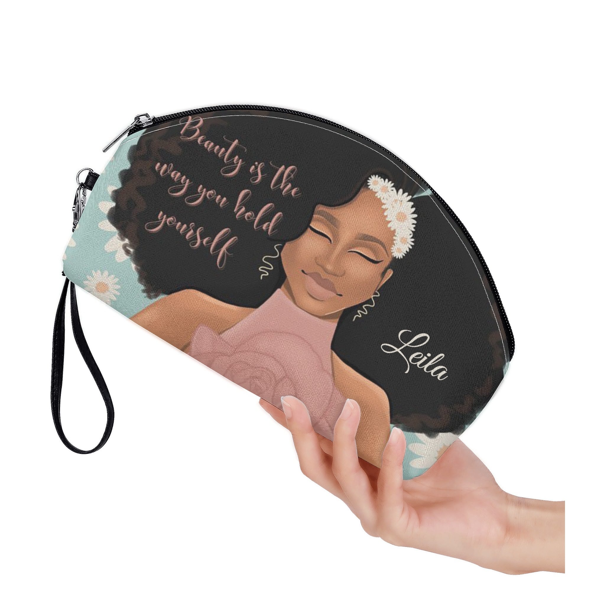 Curved Cosmetic Bag