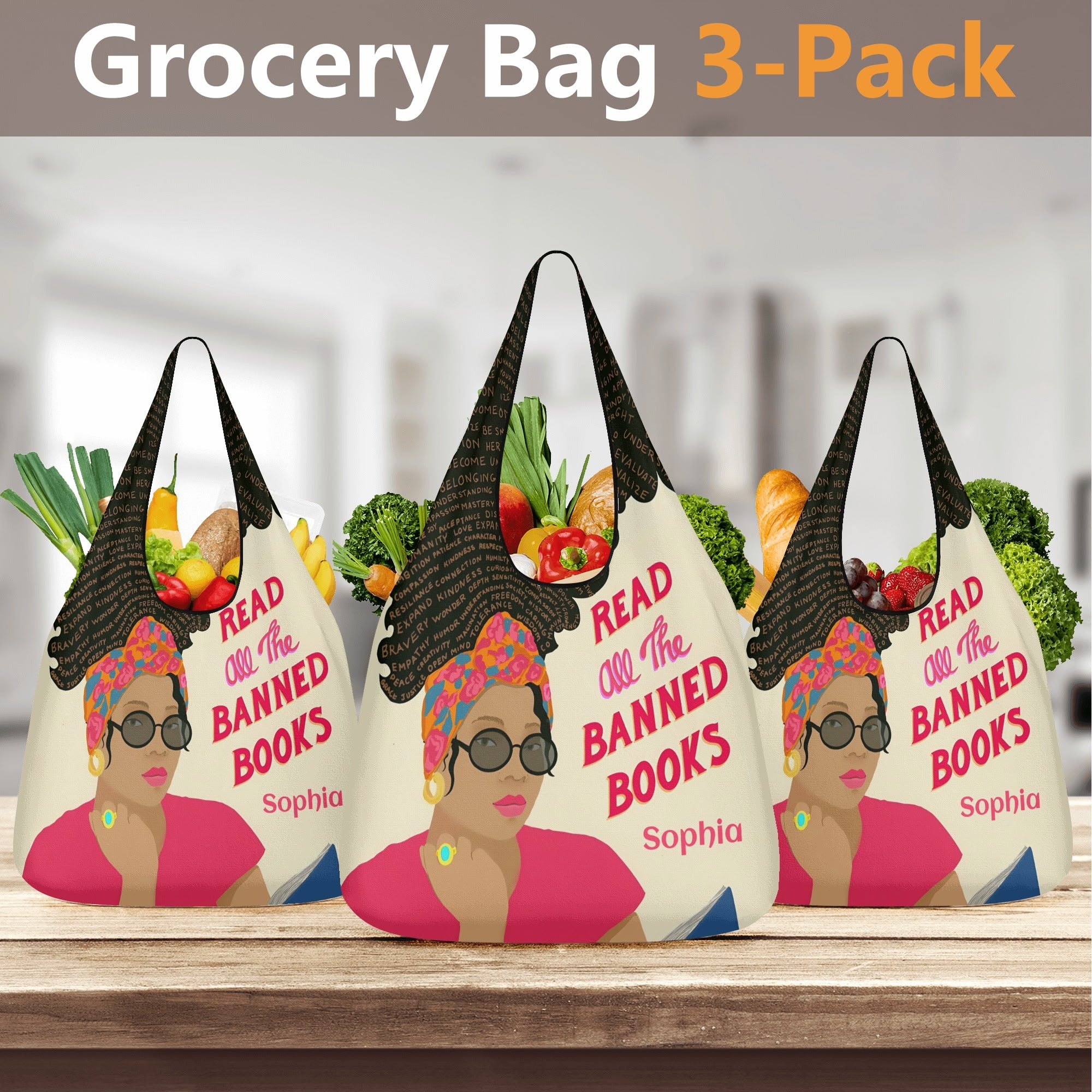 3 Pack of Grocery Bags