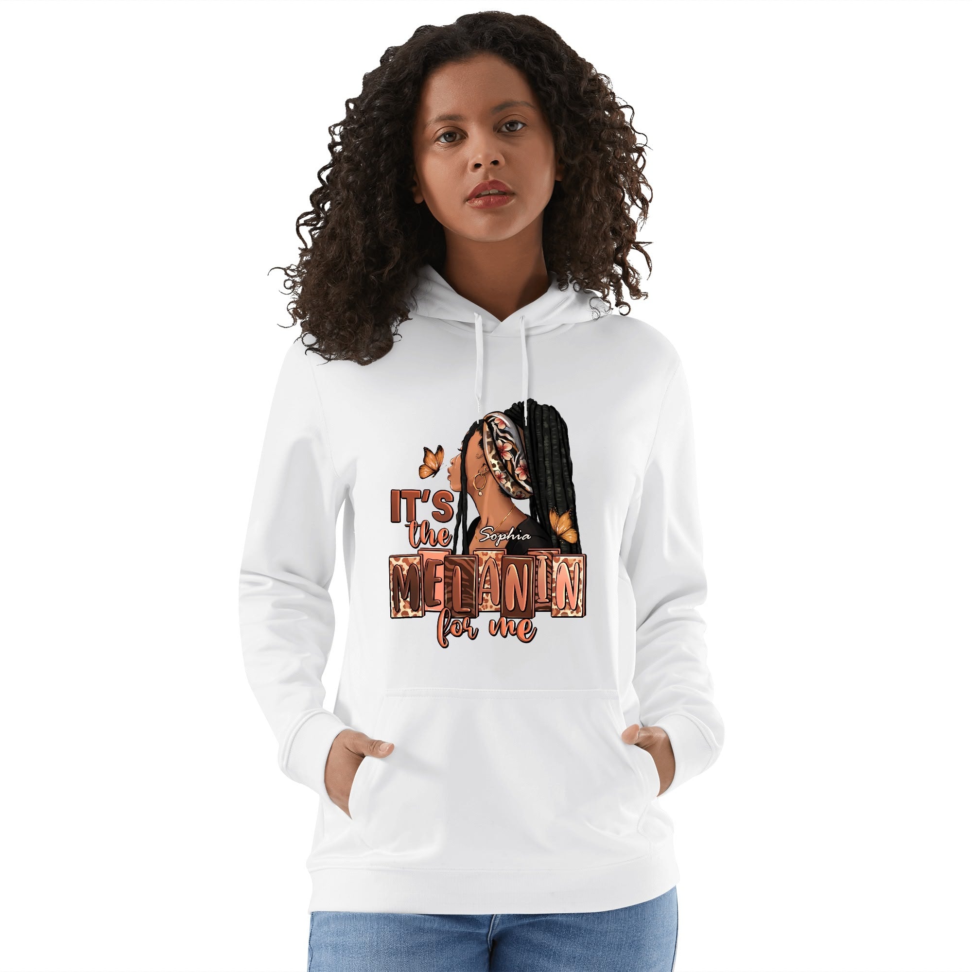 Unisex Front & Back Printing Cotton Hoodie