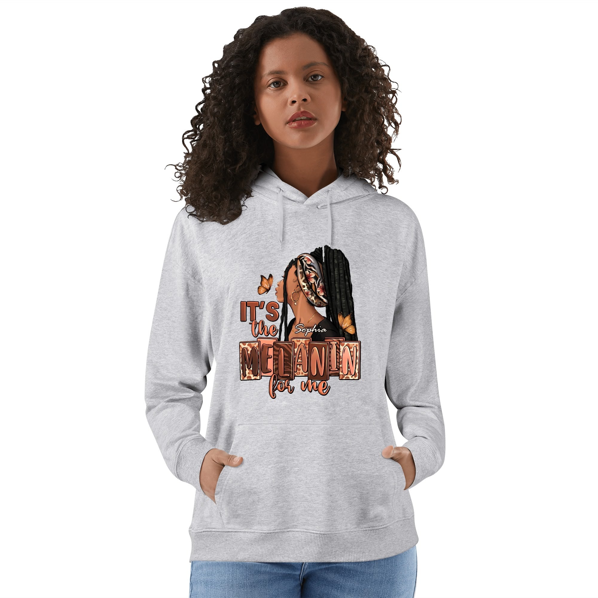 Unisex Front & Back Printing Cotton Hoodie