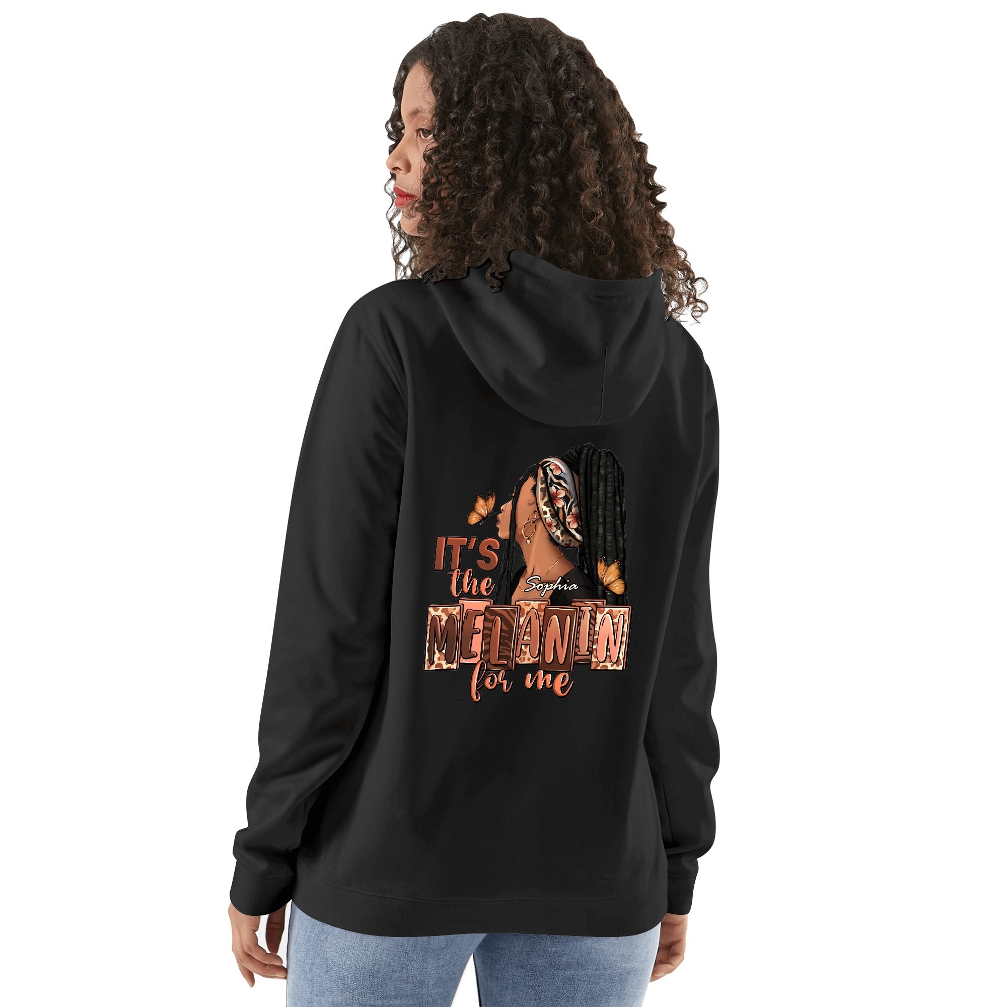 Unisex Front & Back Printing Cotton Hoodie