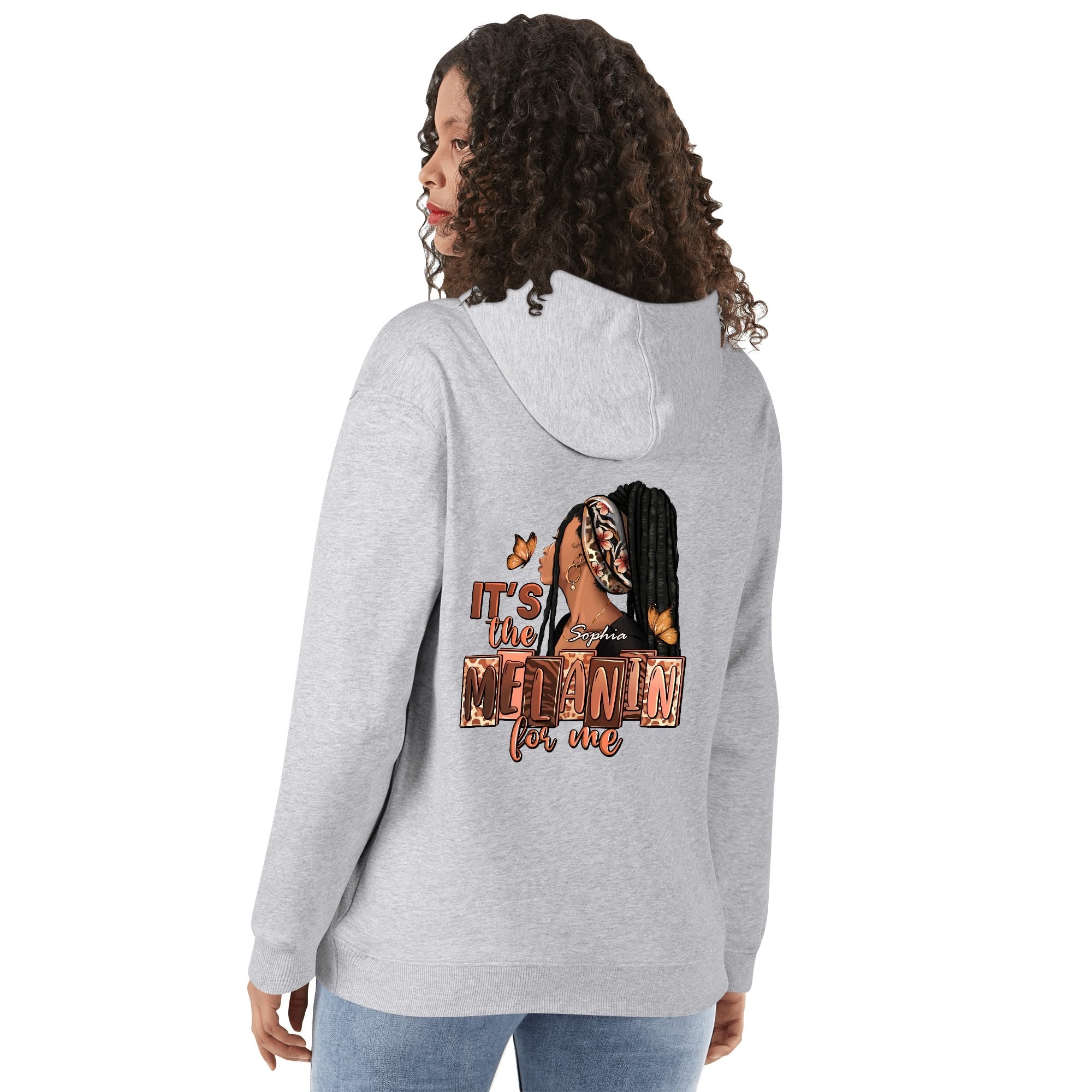 Unisex Front & Back Printing Cotton Hoodie