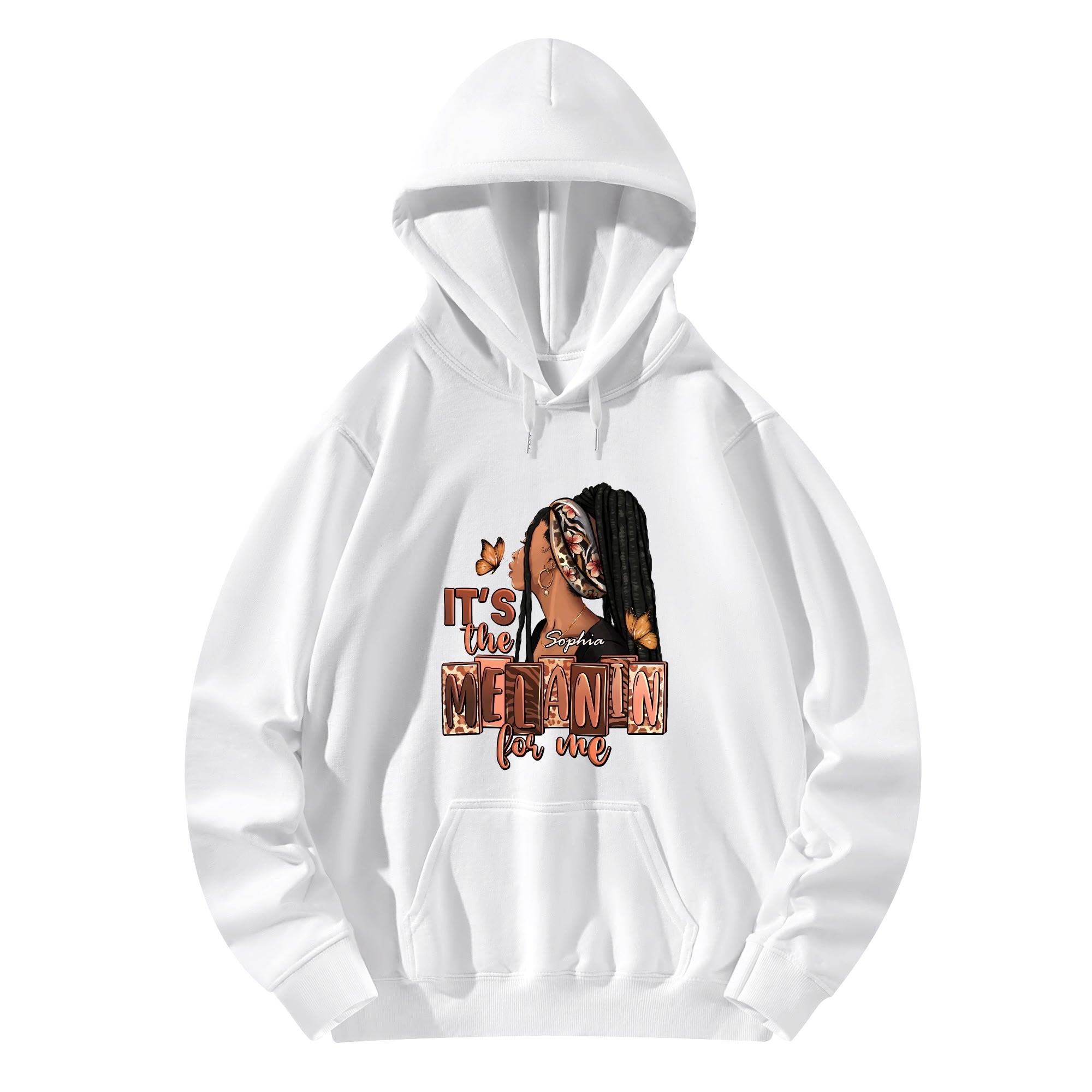 Unisex Front & Back Printing Cotton Hoodie