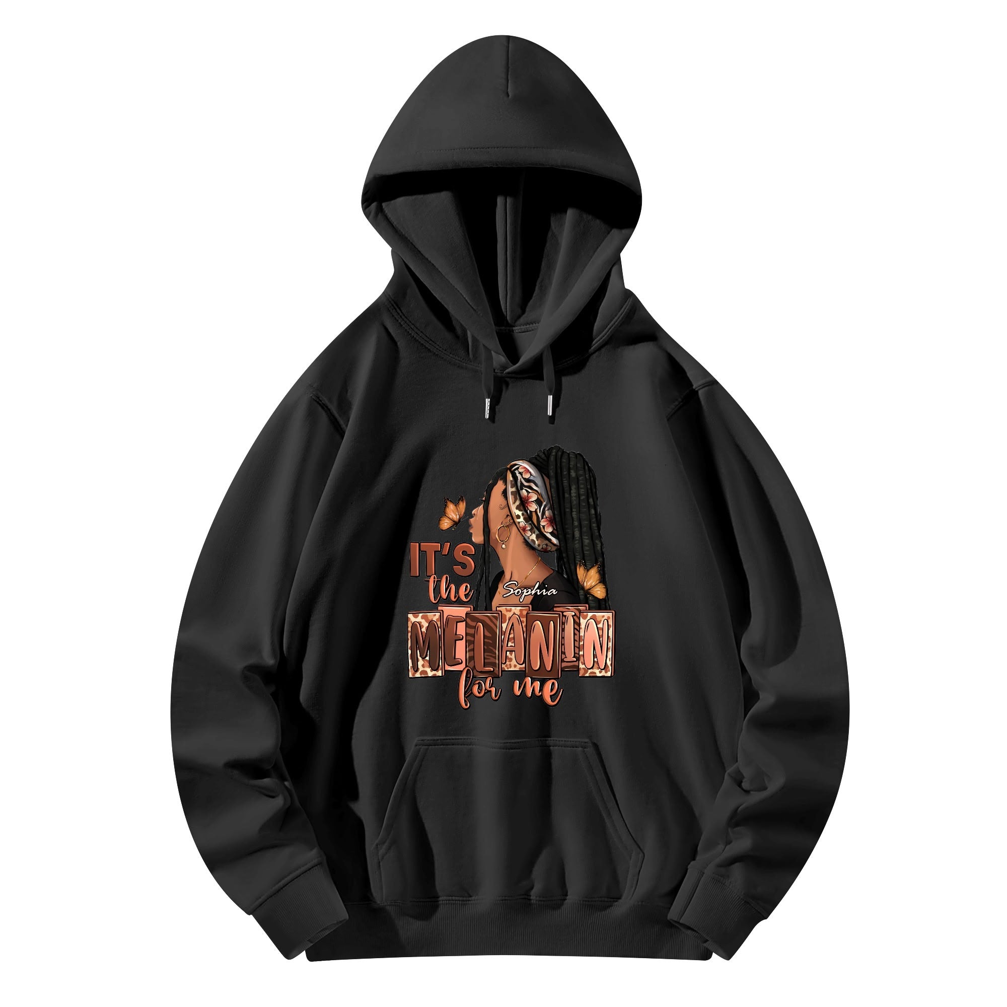 Unisex Front & Back Printing Cotton Hoodie
