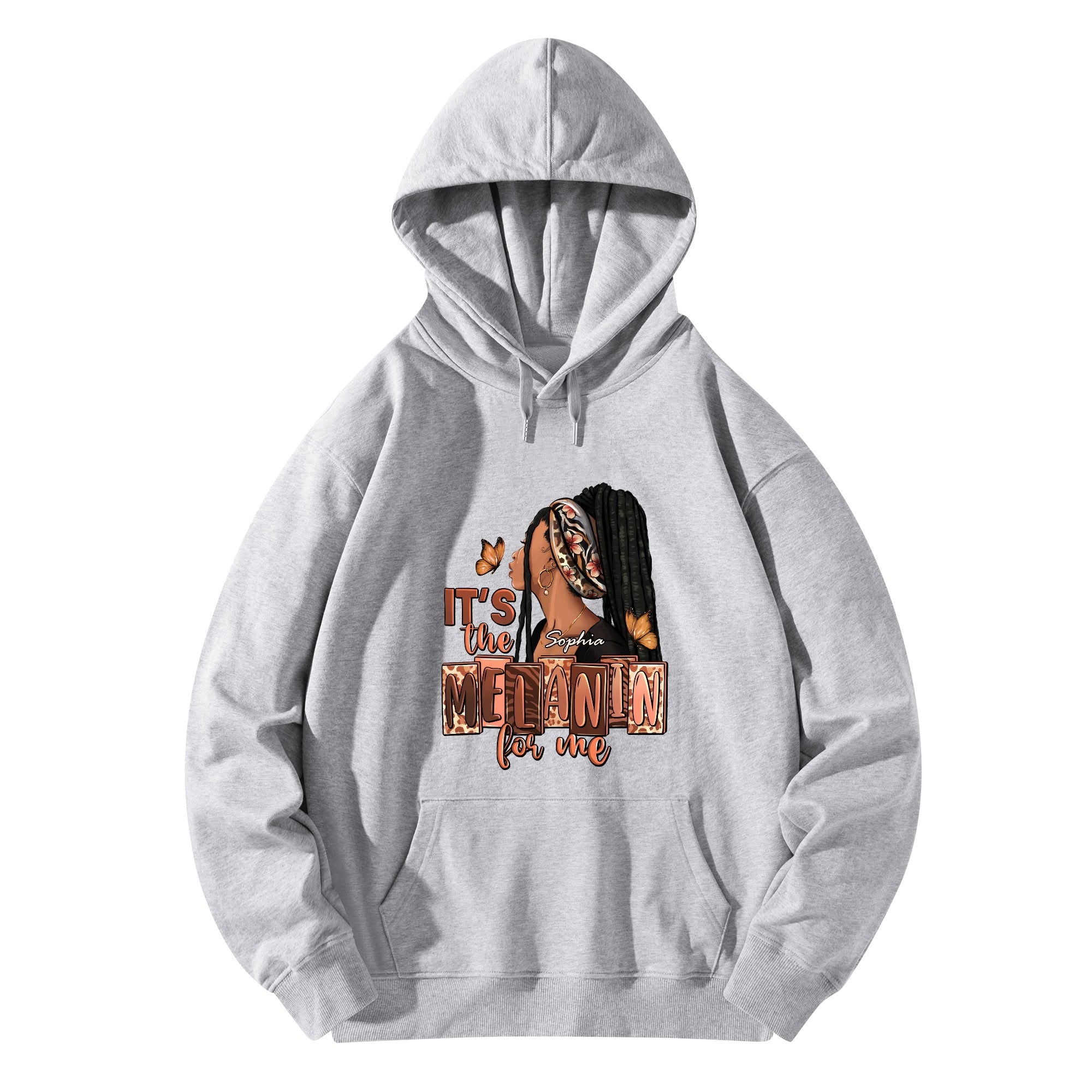 Unisex Front & Back Printing Cotton Hoodie