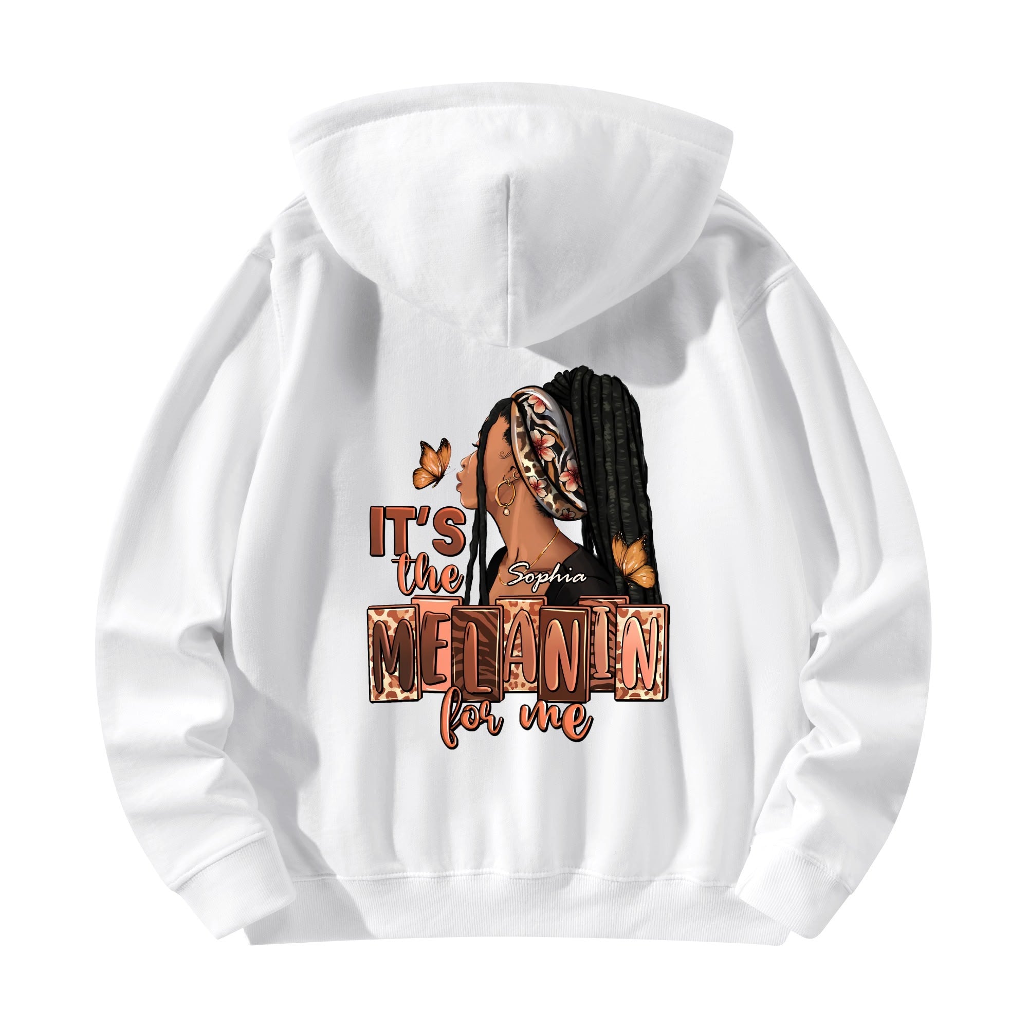 Unisex Front & Back Printing Cotton Hoodie