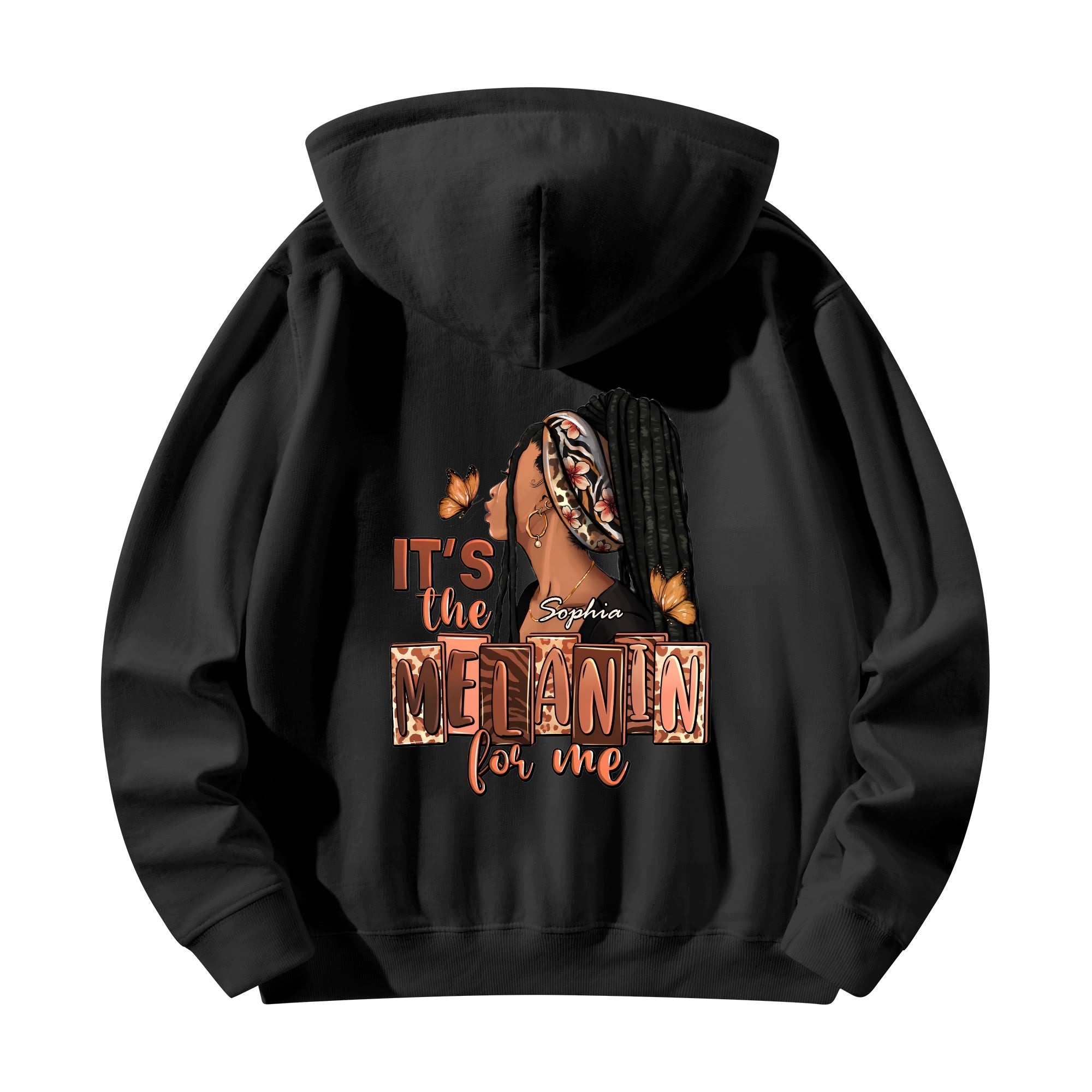 Unisex Front & Back Printing Cotton Hoodie