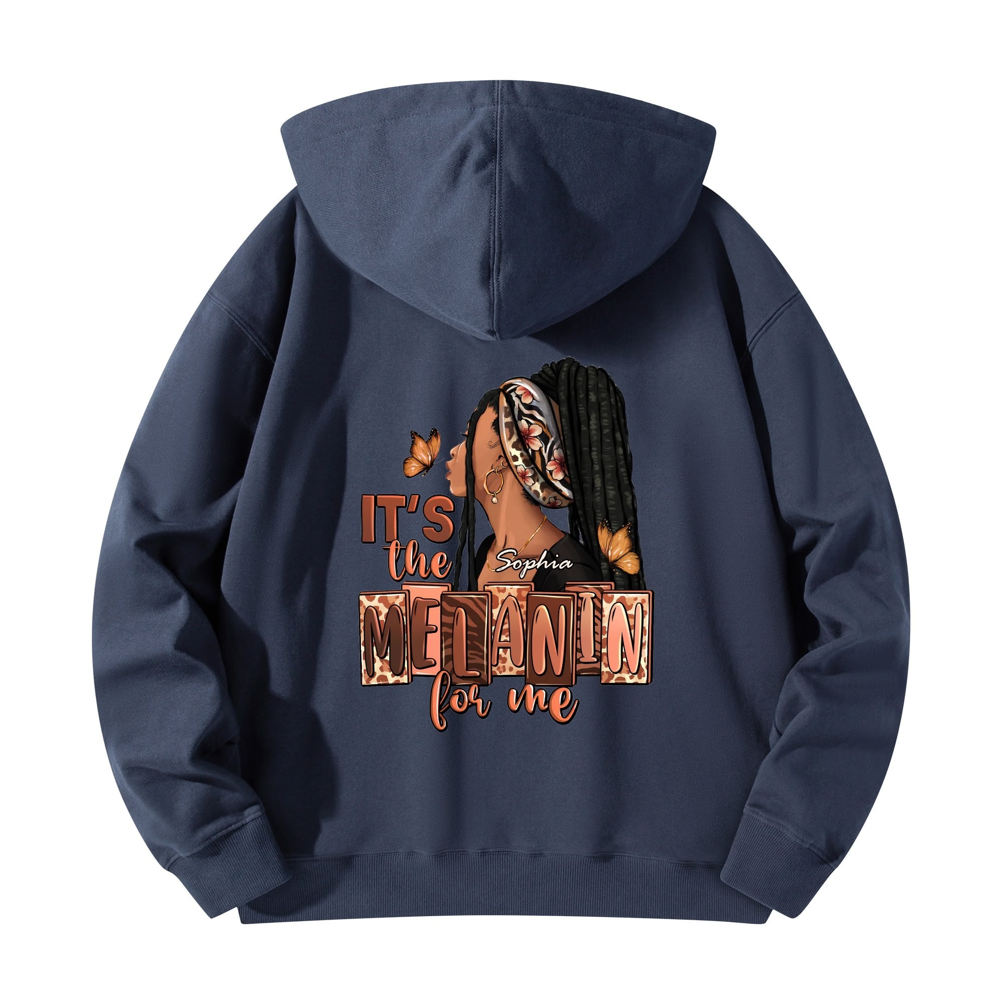 Unisex Front & Back Printing Cotton Hoodie