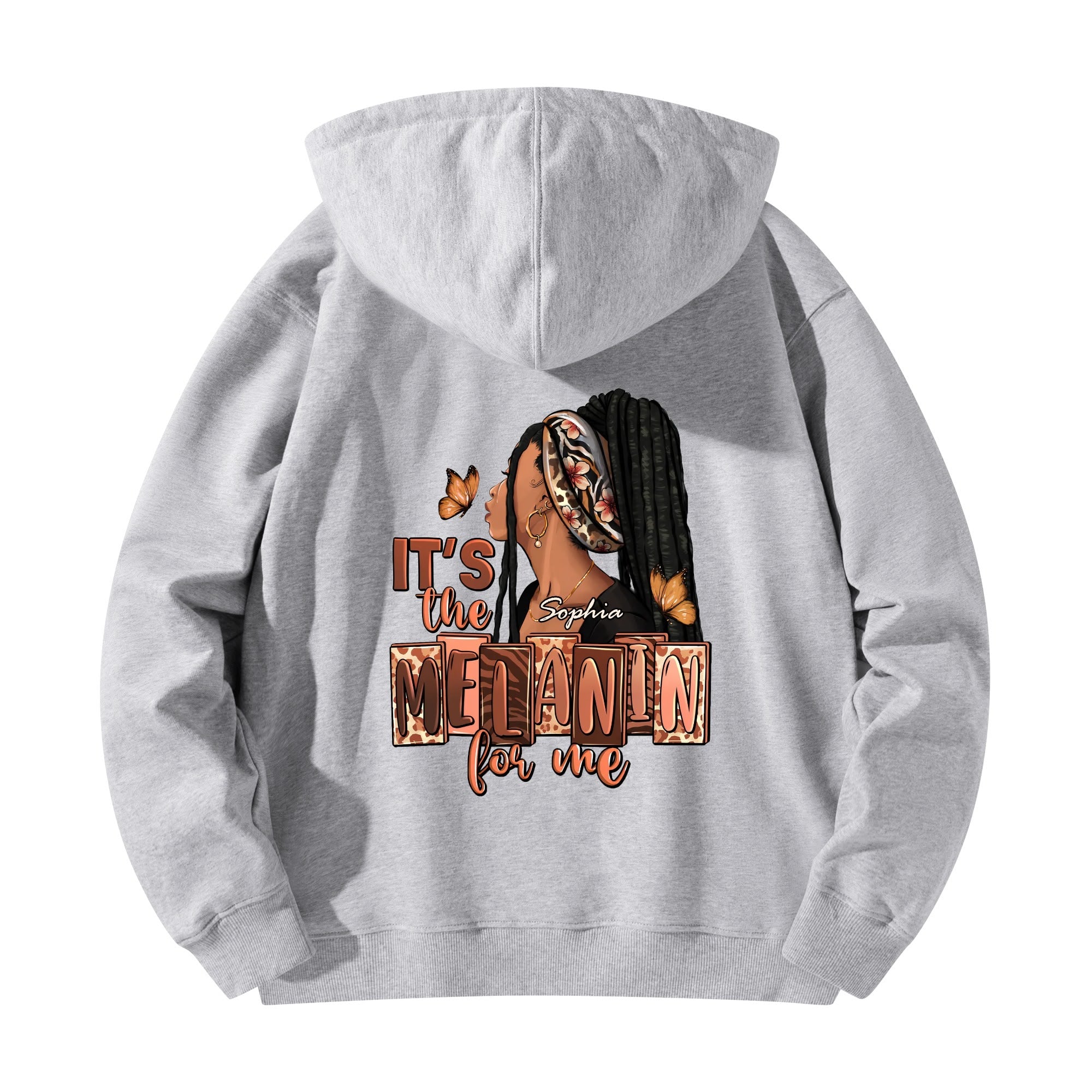 Unisex Front & Back Printing Cotton Hoodie