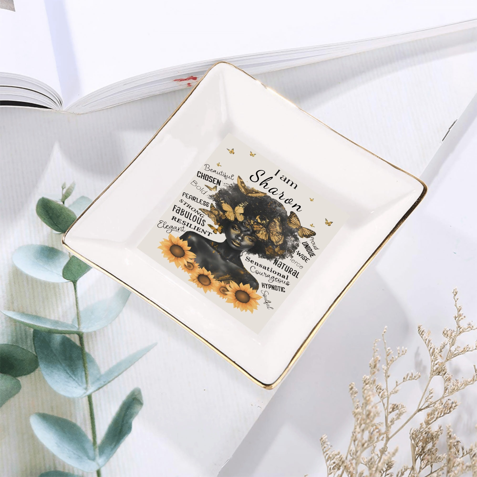 Custom Ceramic Square Dinner Plates Appetizer Plates 1 Pcs ,2 Pcs, 4 Pcs