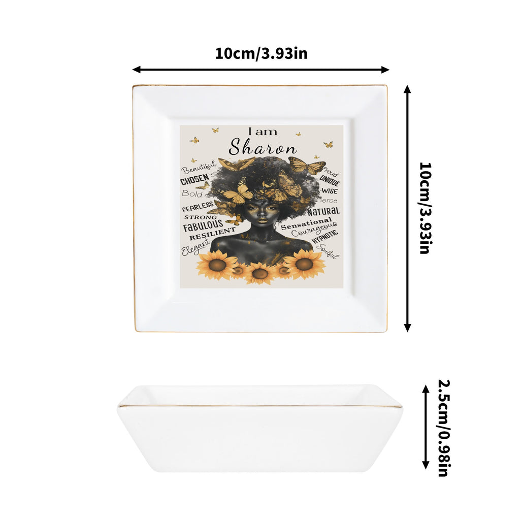 Custom Ceramic Square Dinner Plates Appetizer Plates 1 Pcs ,2 Pcs, 4 Pcs