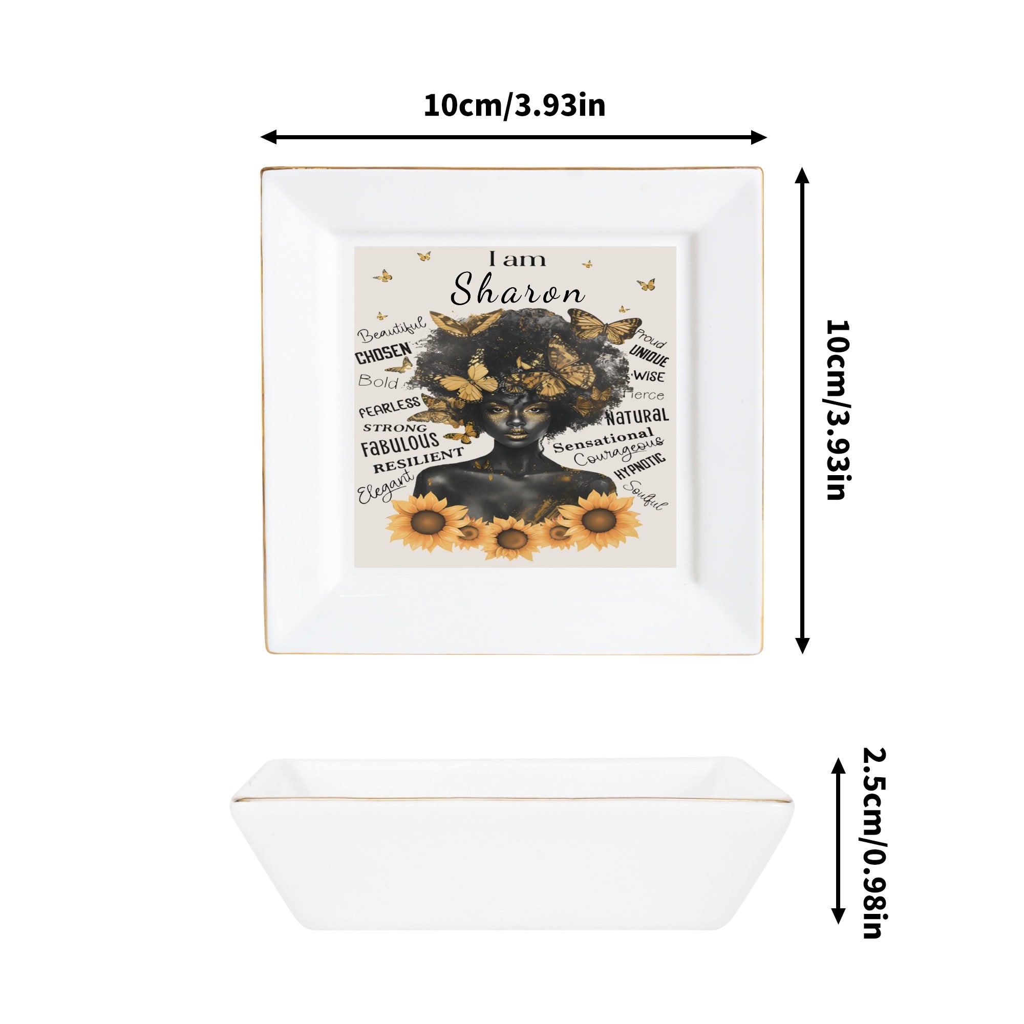 Custom Ceramic Square Dinner Plates Appetizer Plates 1 Pcs ,2 Pcs, 4 Pcs