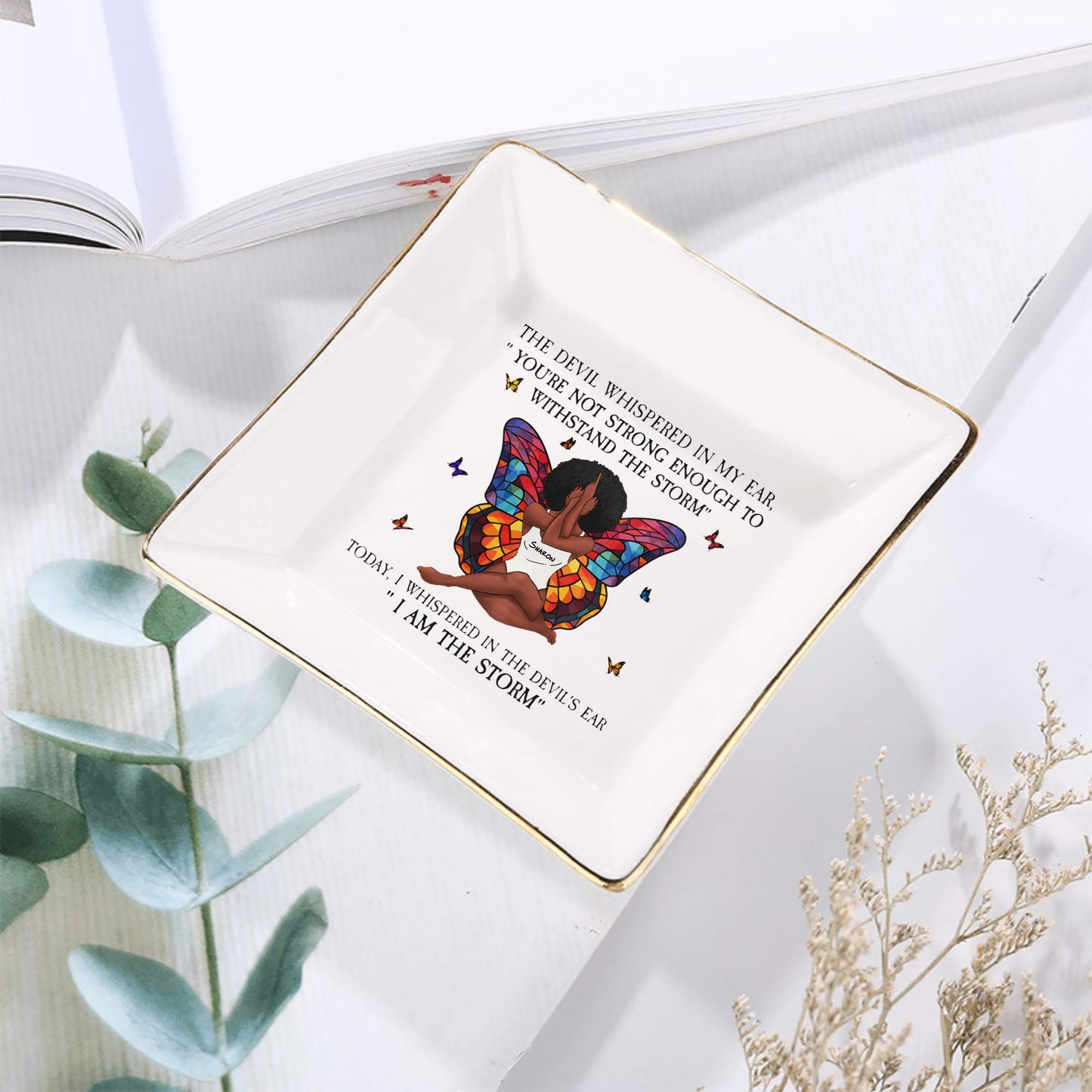 Custom Ceramic Square Dinner Plates Appetizer Plates 1 Pcs ,2 Pcs, 4 Pcs